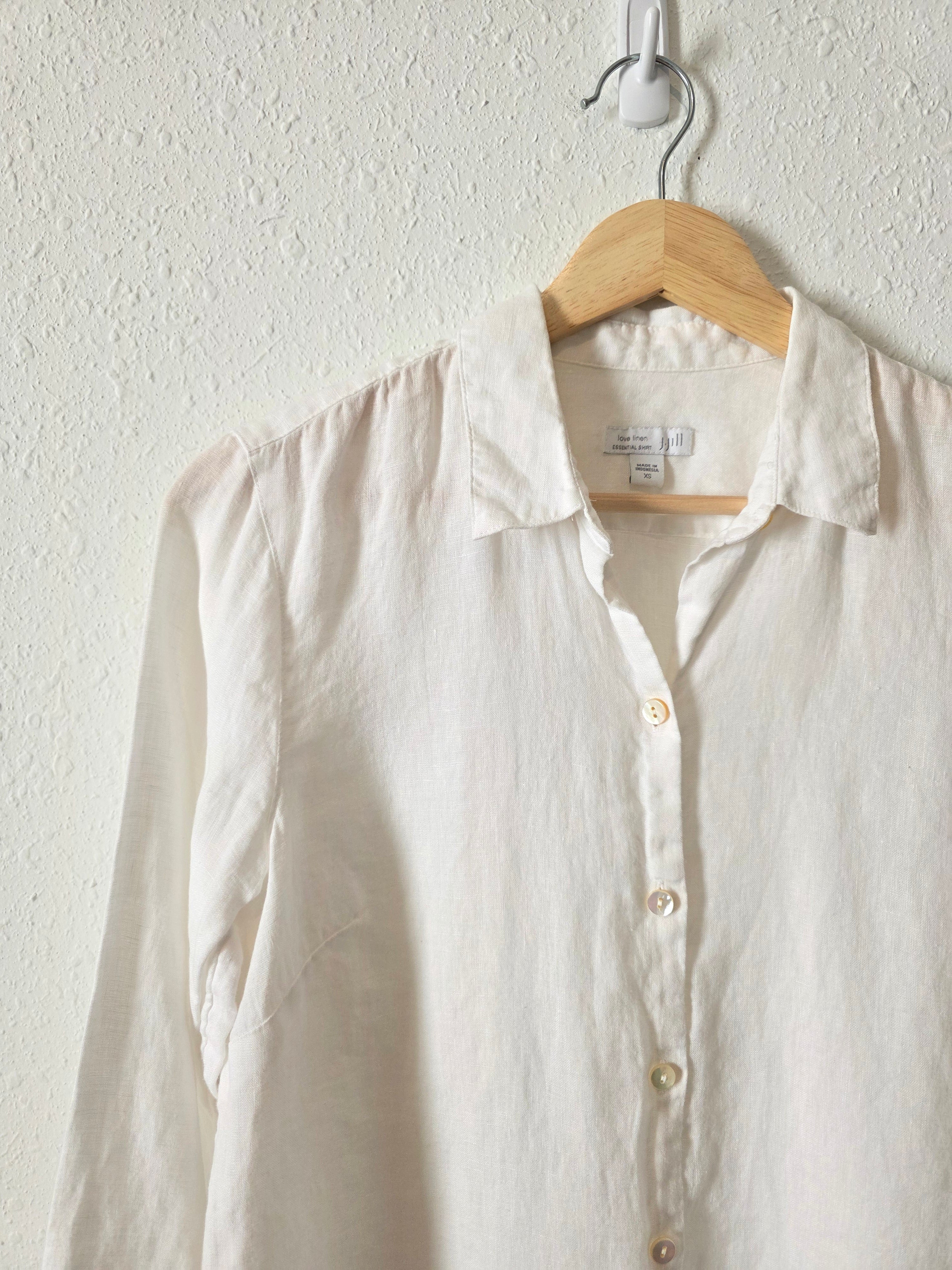 Beachy Linen Button Up (XS)