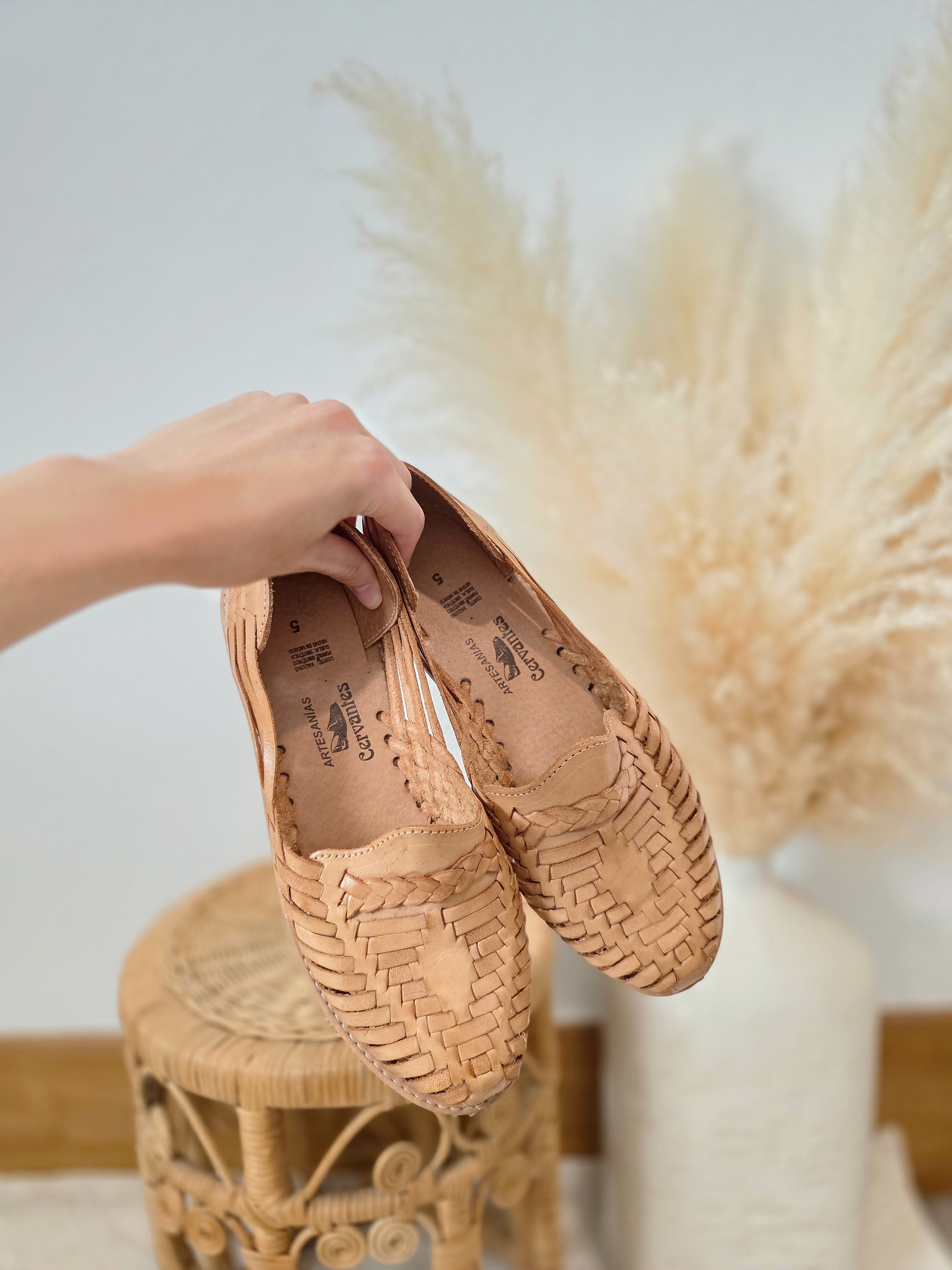 Woven Leather Huarache Sandals (8)
