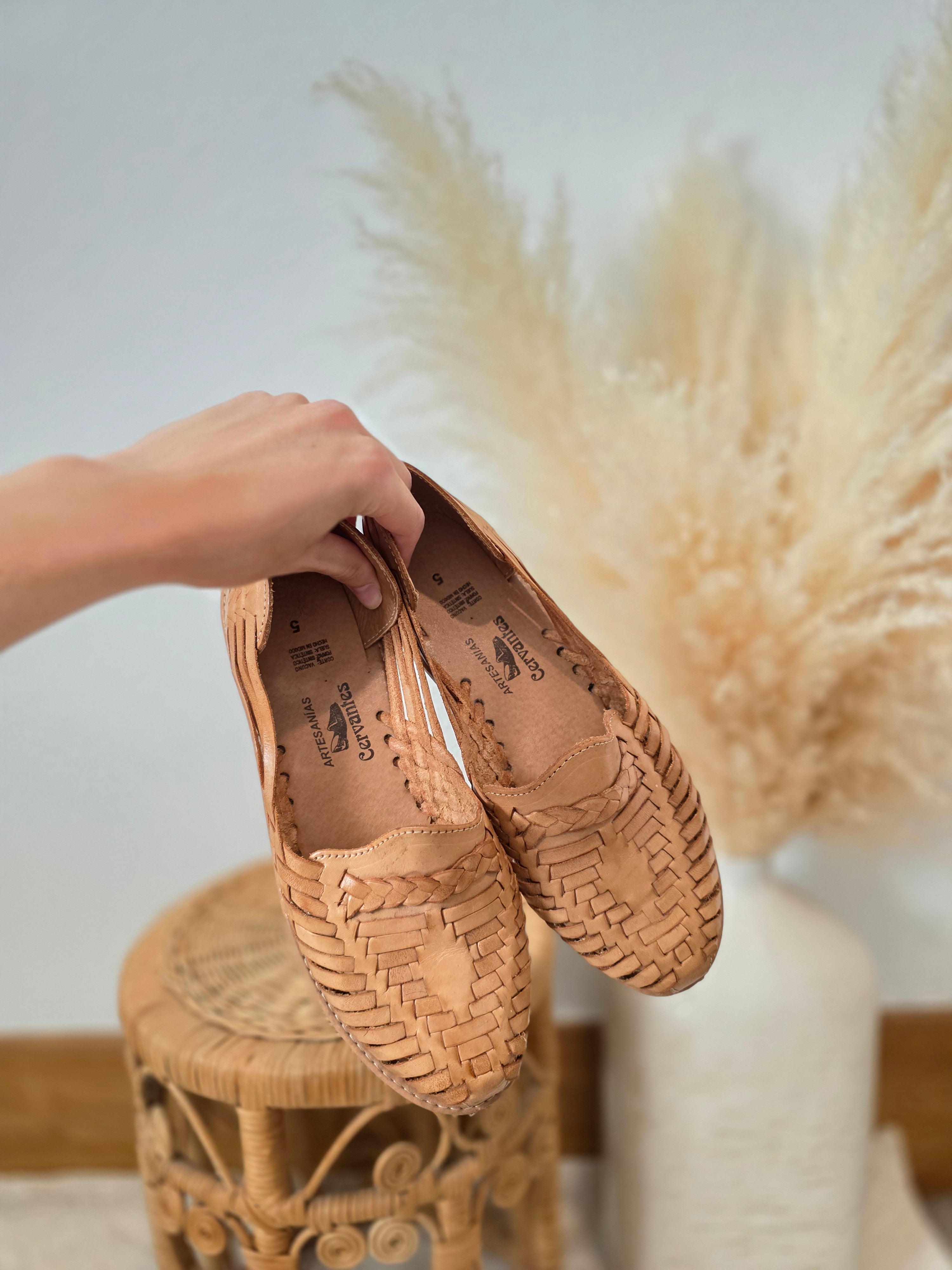 Woven Leather Huarache Sandals (8)