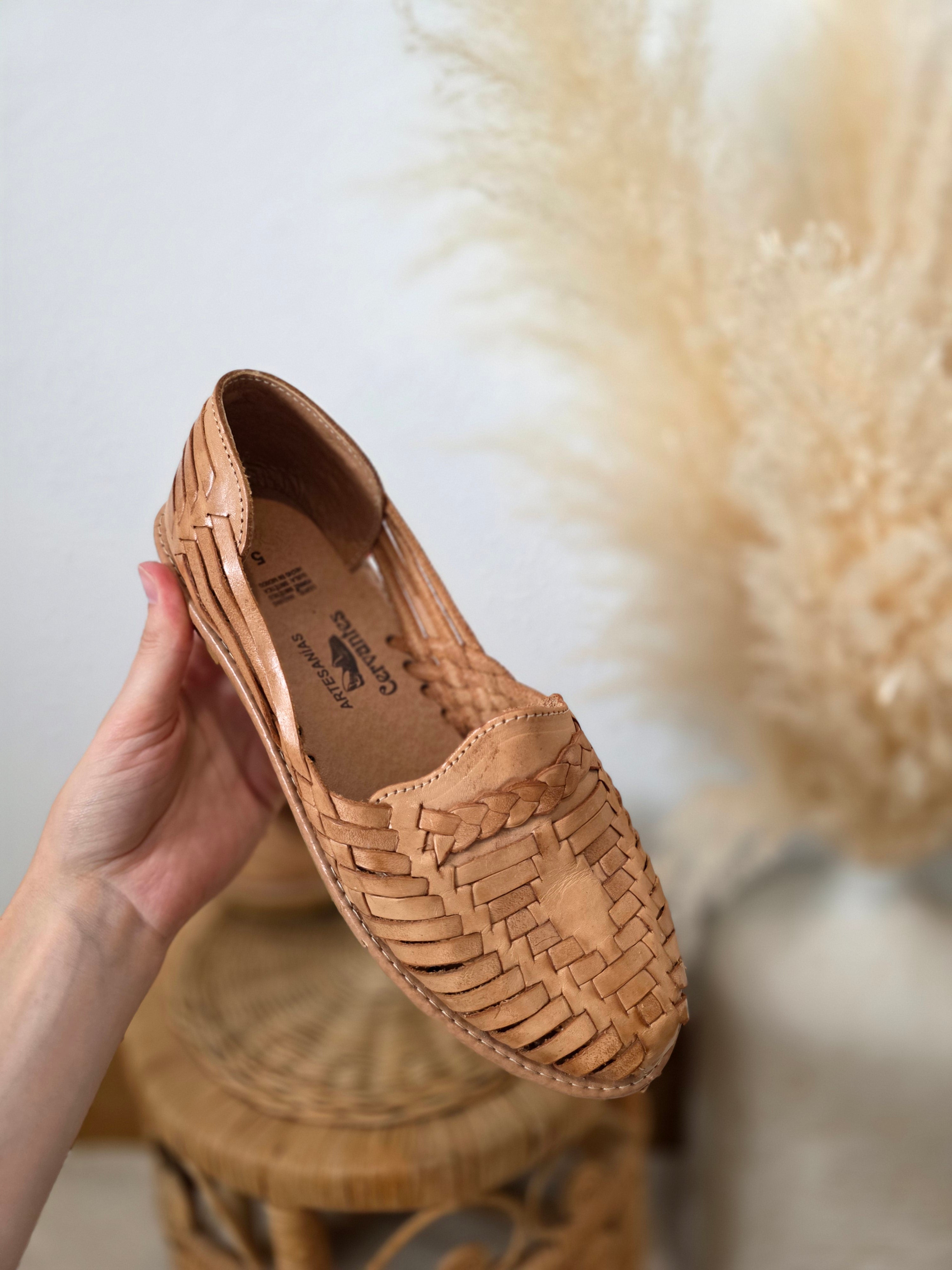Woven Leather Huarache Sandals (8)