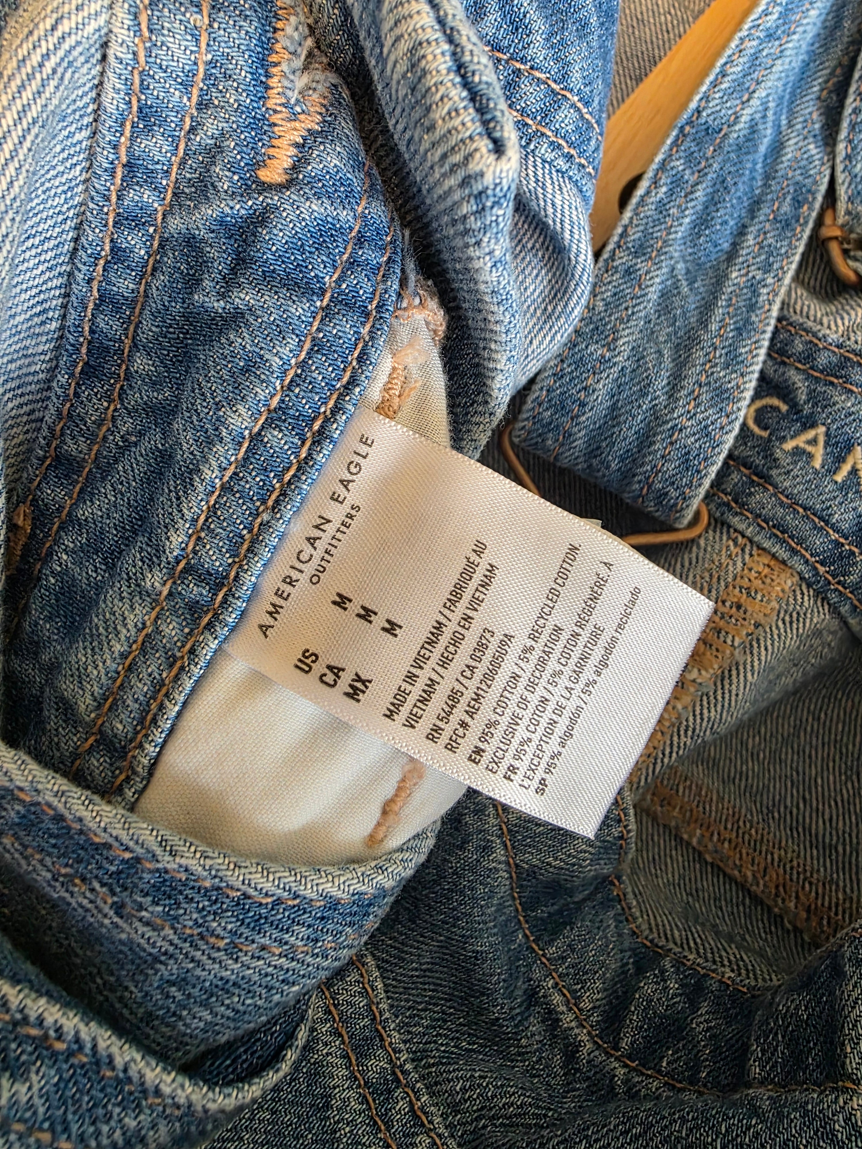 Classic Denim Straight Overalls (M)