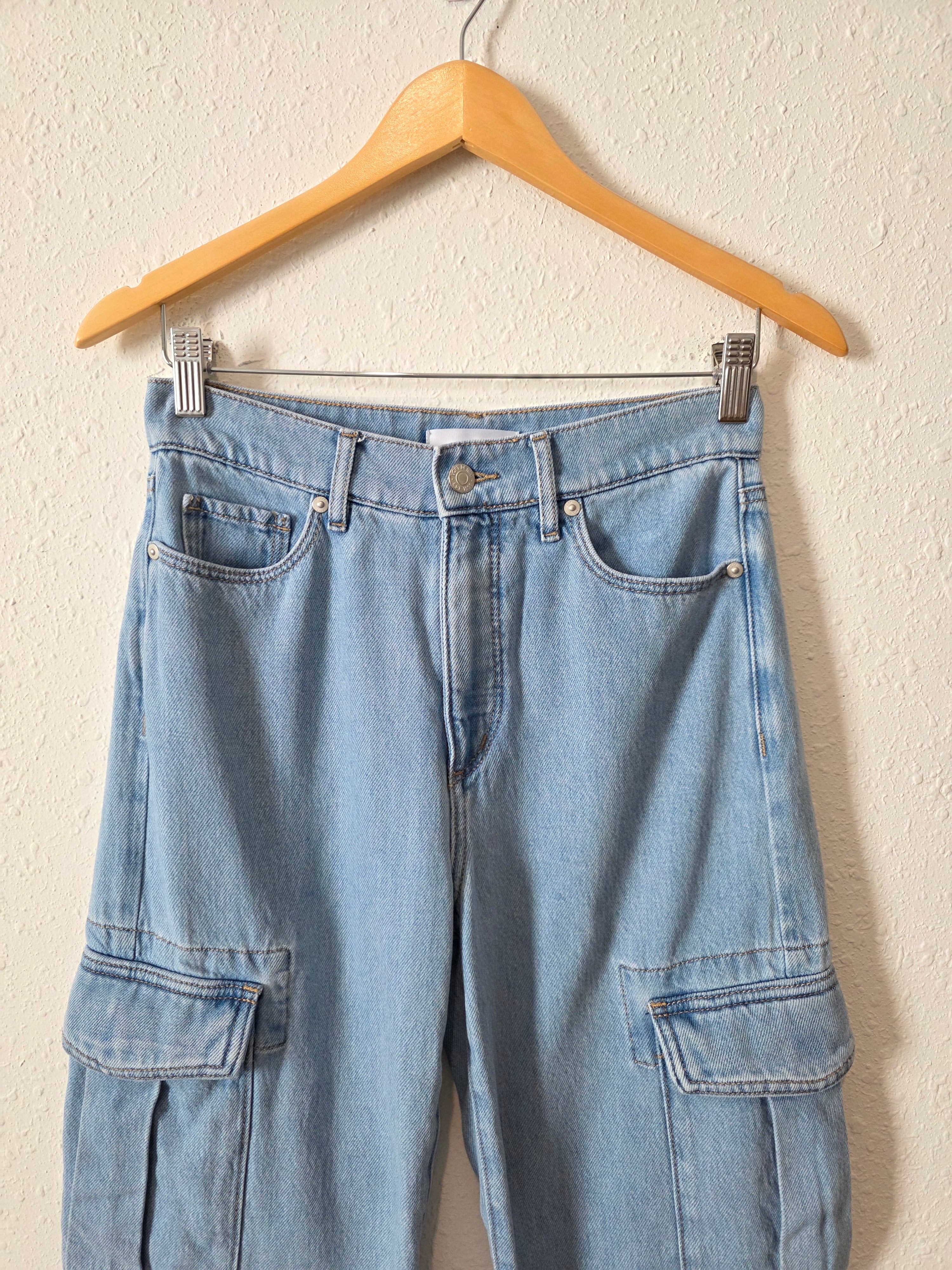 Loft Cargo Wide Leg Jeans (24/00)