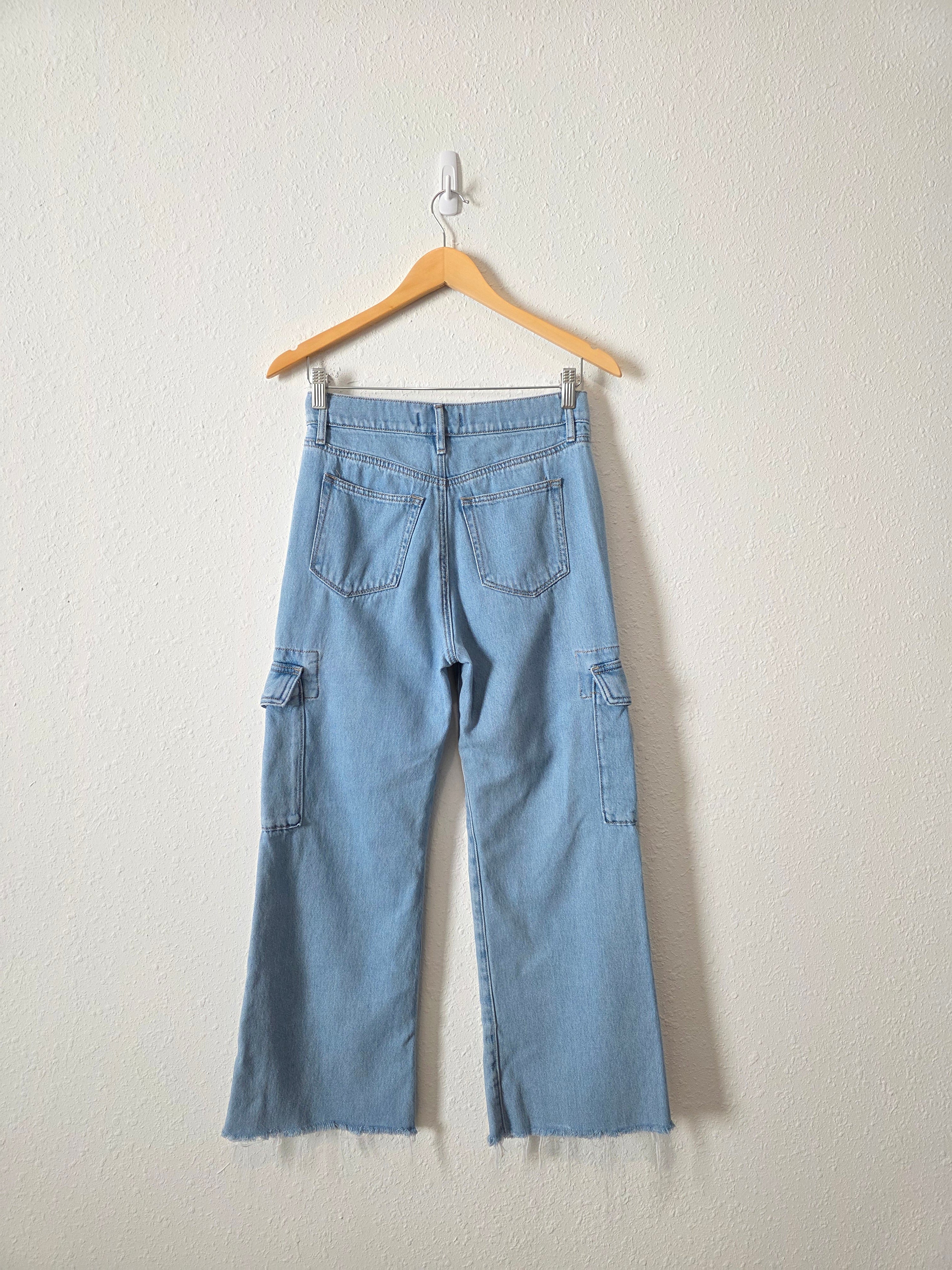Loft Cargo Wide Leg Jeans (24/00)