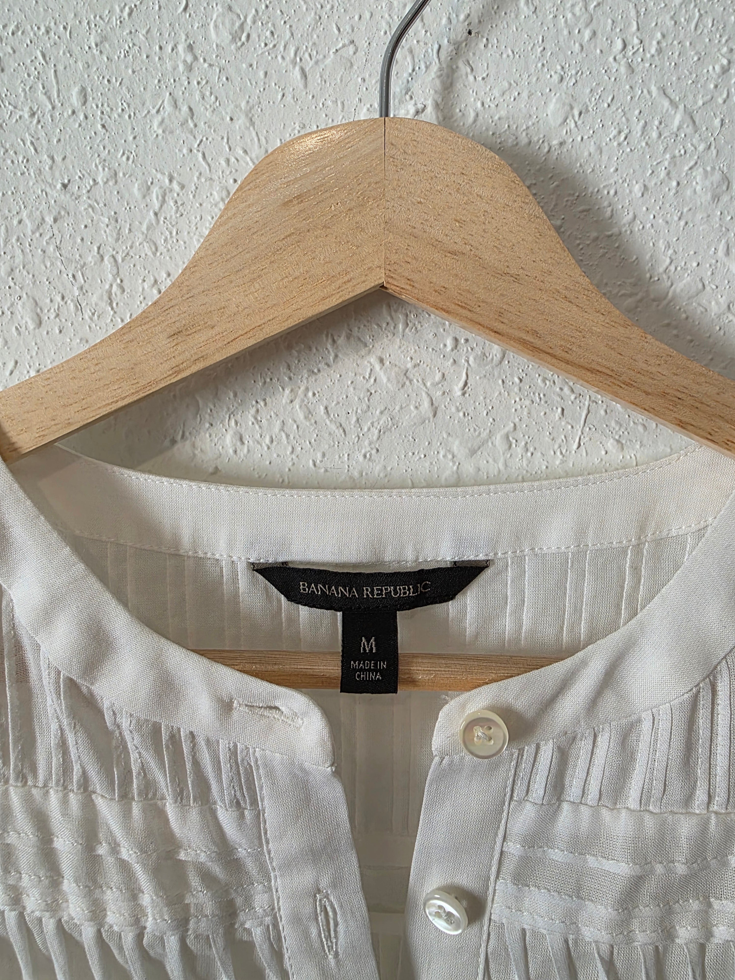 Banana Republic Puff Sleeve Blouse (M)
