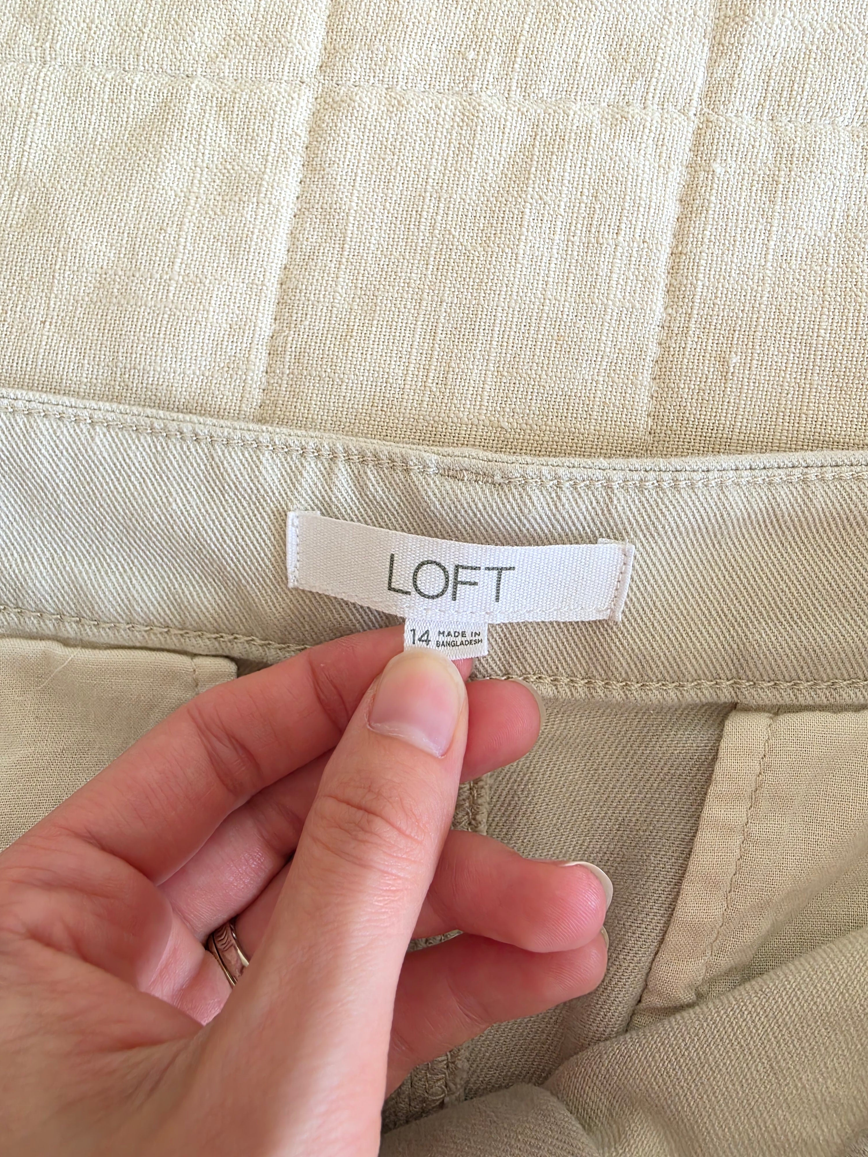 Loft Wide Leg Pants (14)