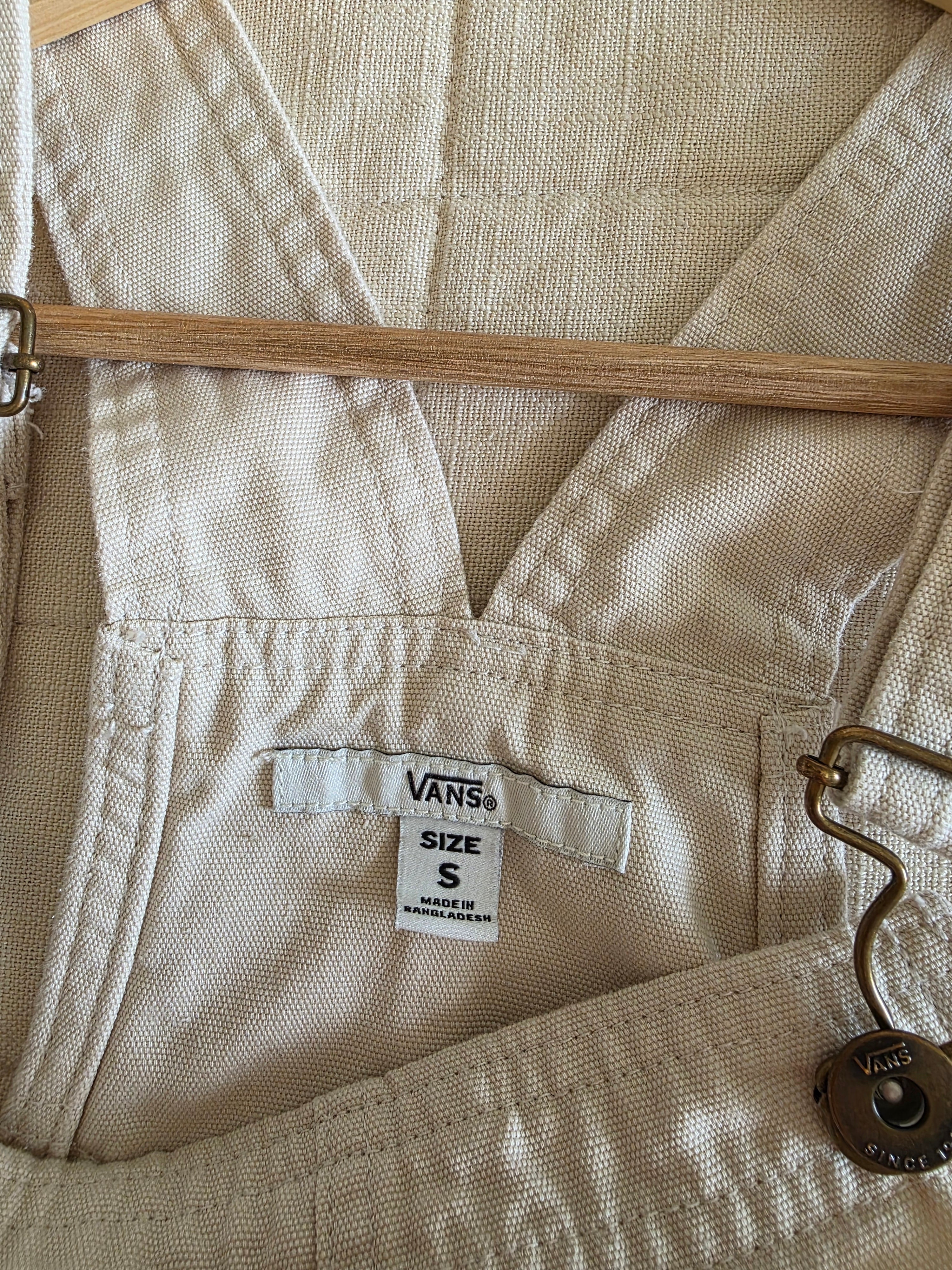 Vans Ecru Straight Overalls (S)