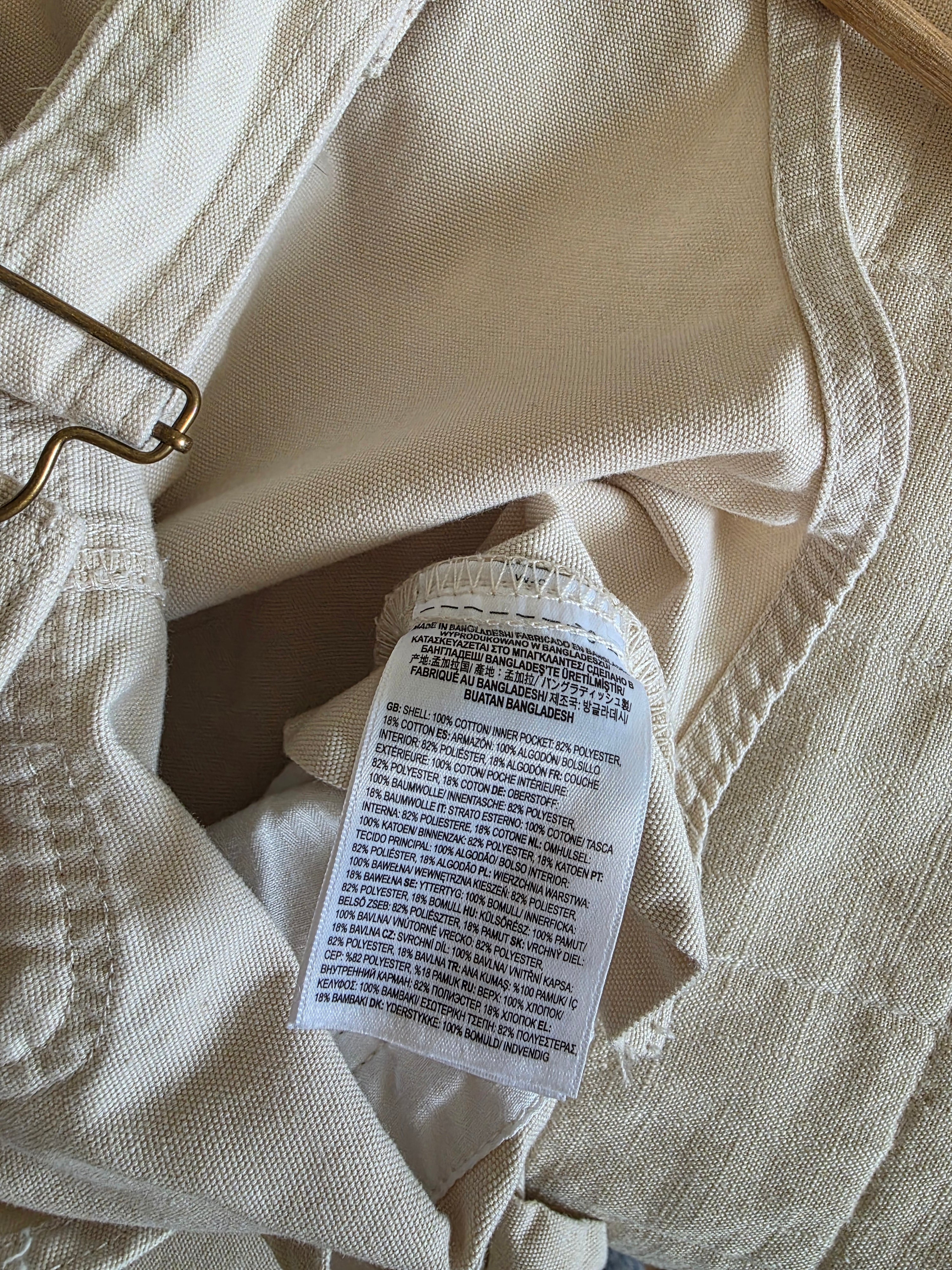 Vans Ecru Straight Overalls (S)