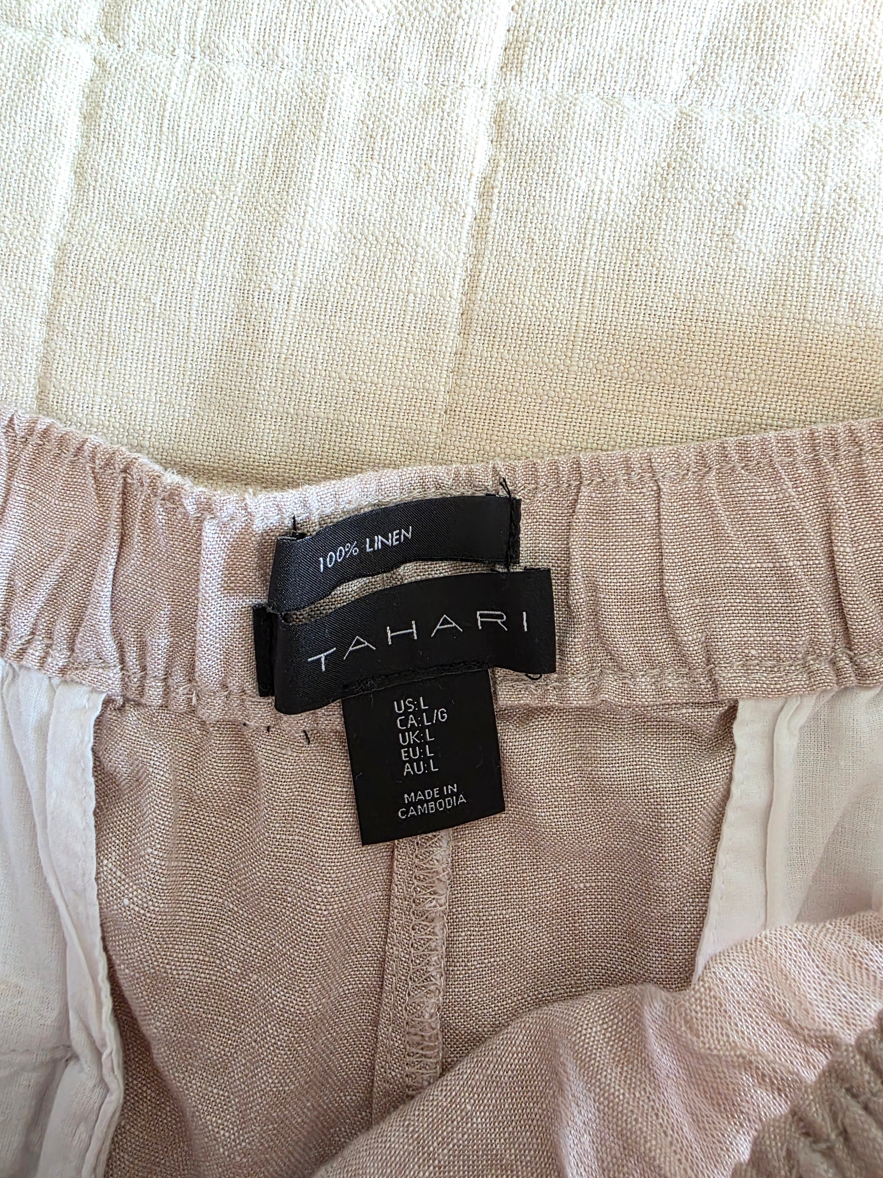 Linen Relaxed Shorts (L)