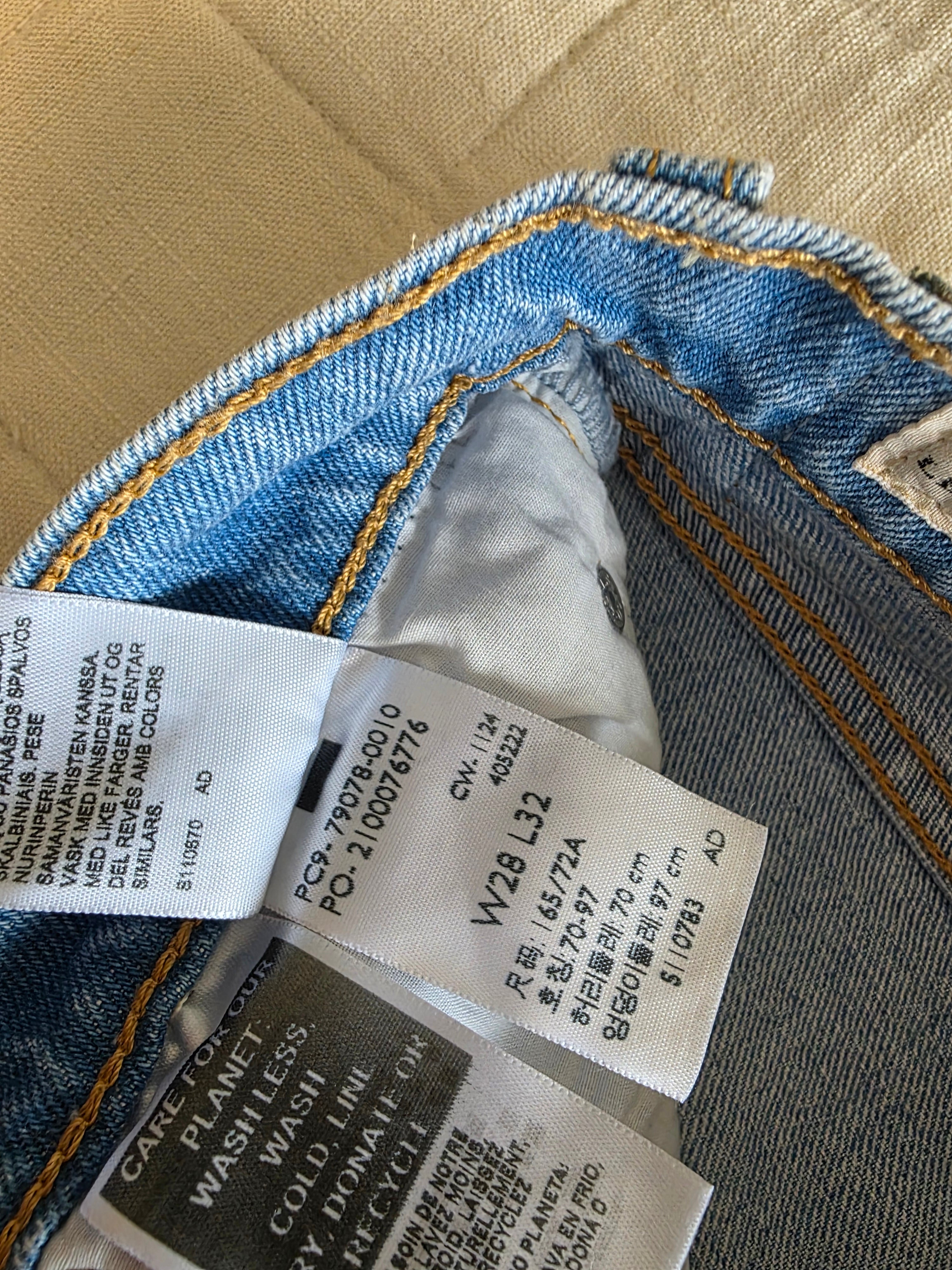 NEW Levi's Ribcage Straight Jeans (28)