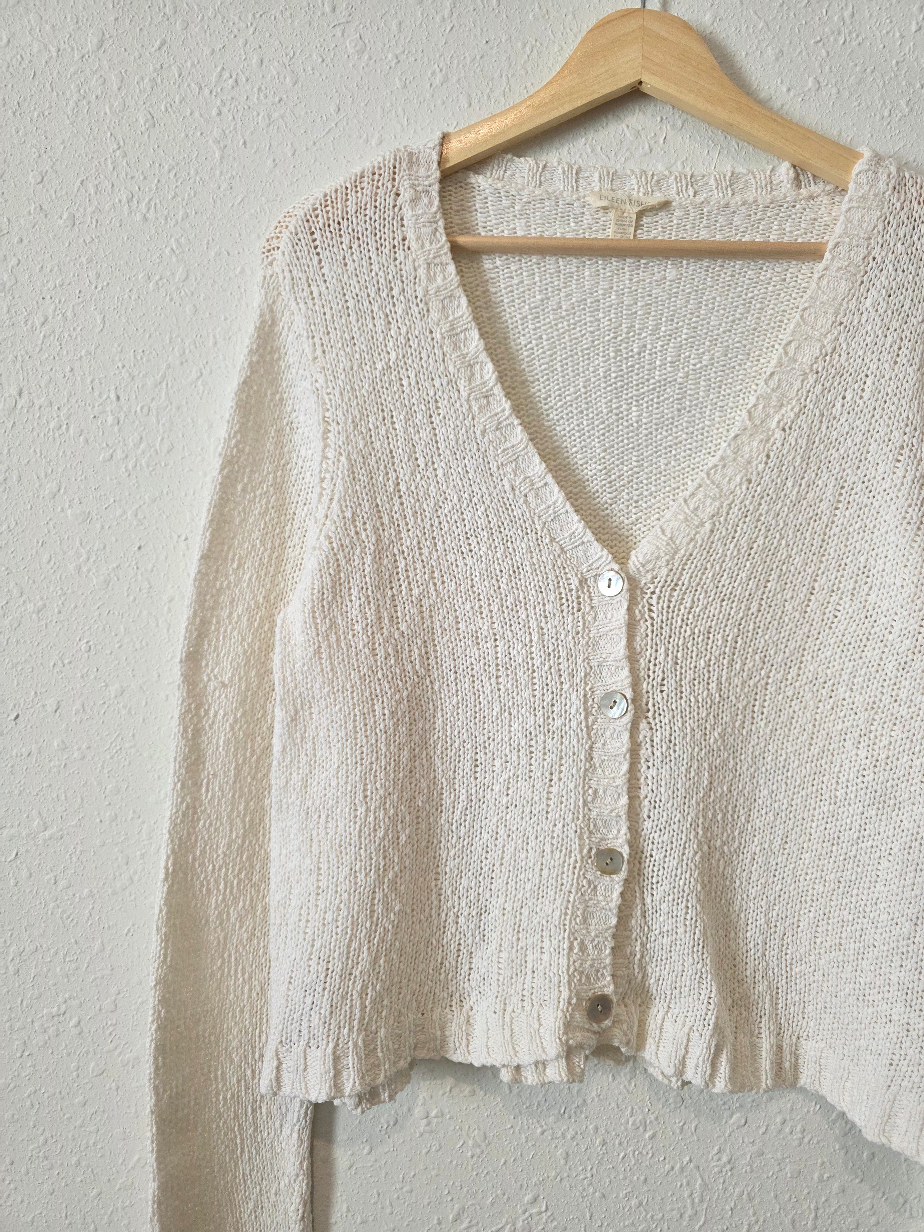 Eileen Fisher Cotton Cardigan (S)