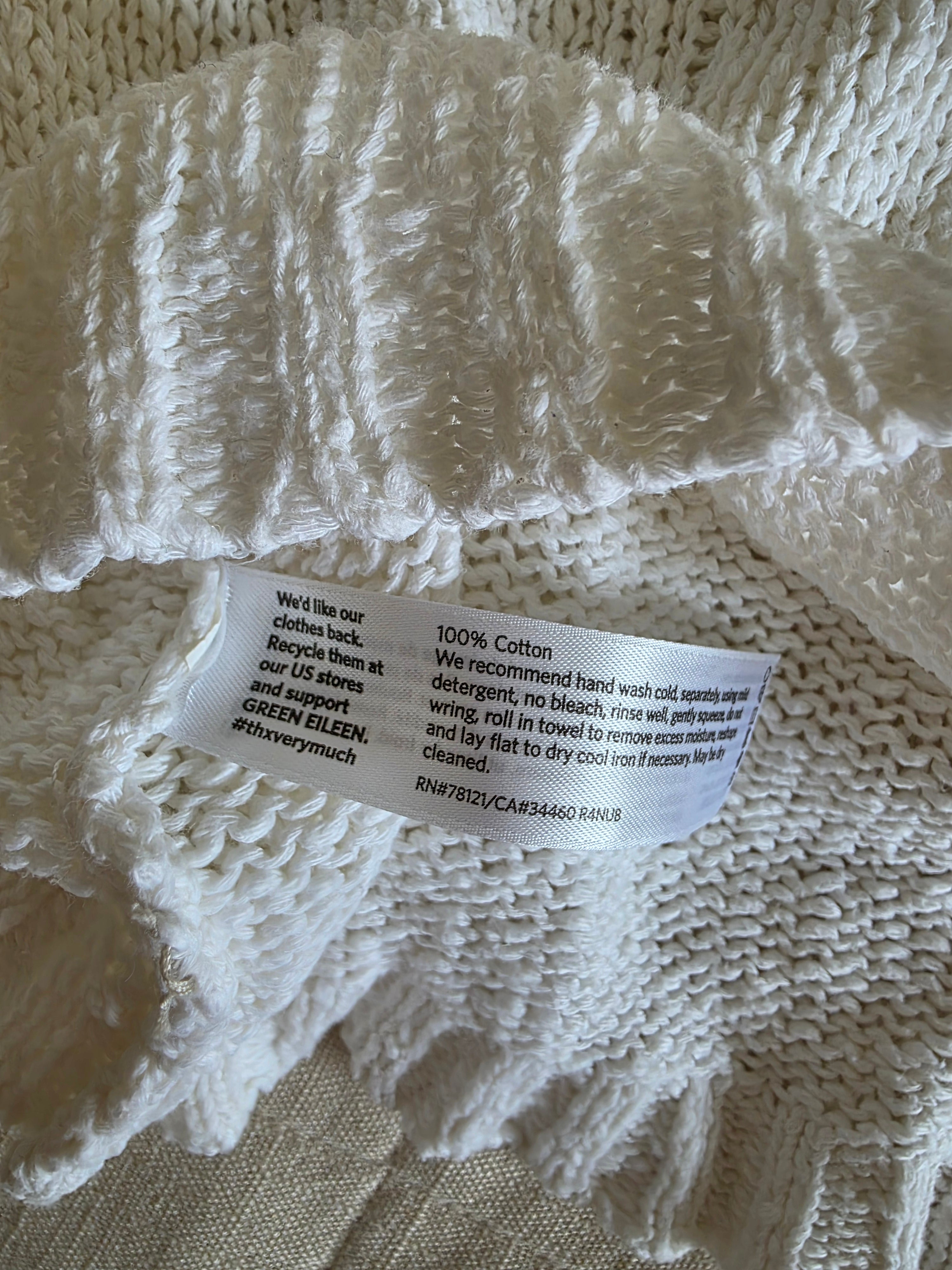 Eileen Fisher Cotton Cardigan (S)