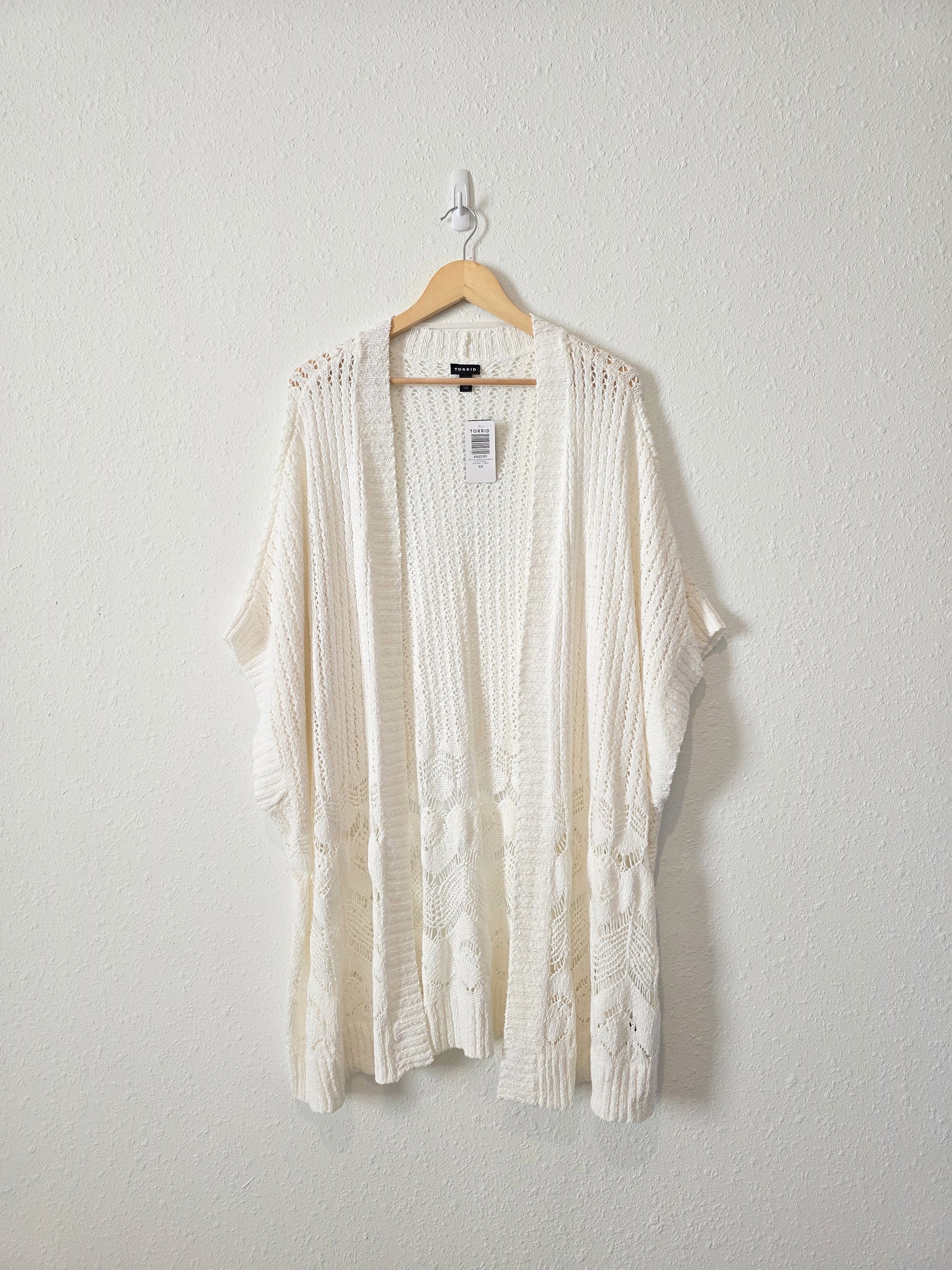 NEW Torrid Open Stitch Cardigan (3X/4X)
