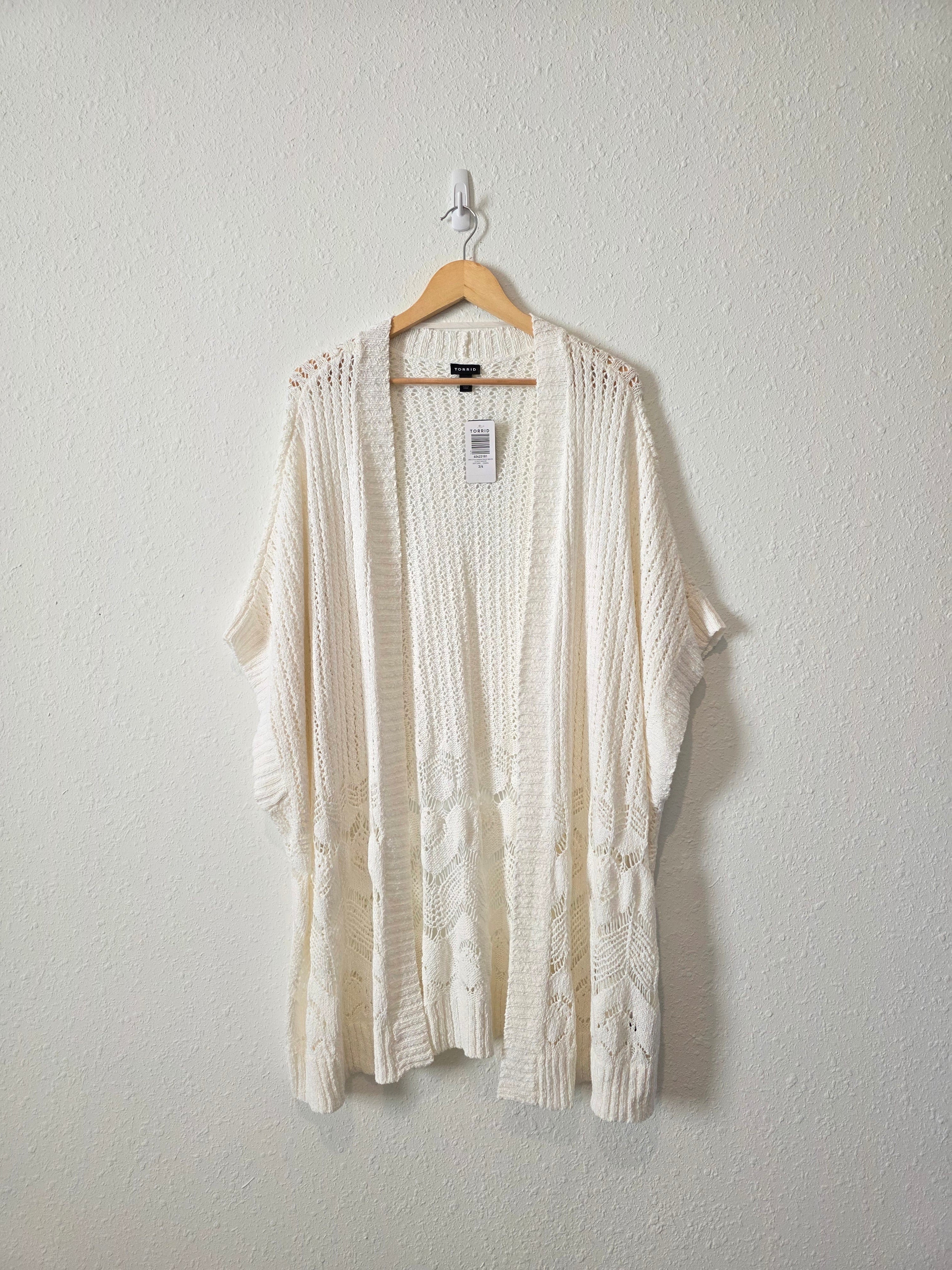 NEW Torrid Open Stitch Cardigan (3X/4X)