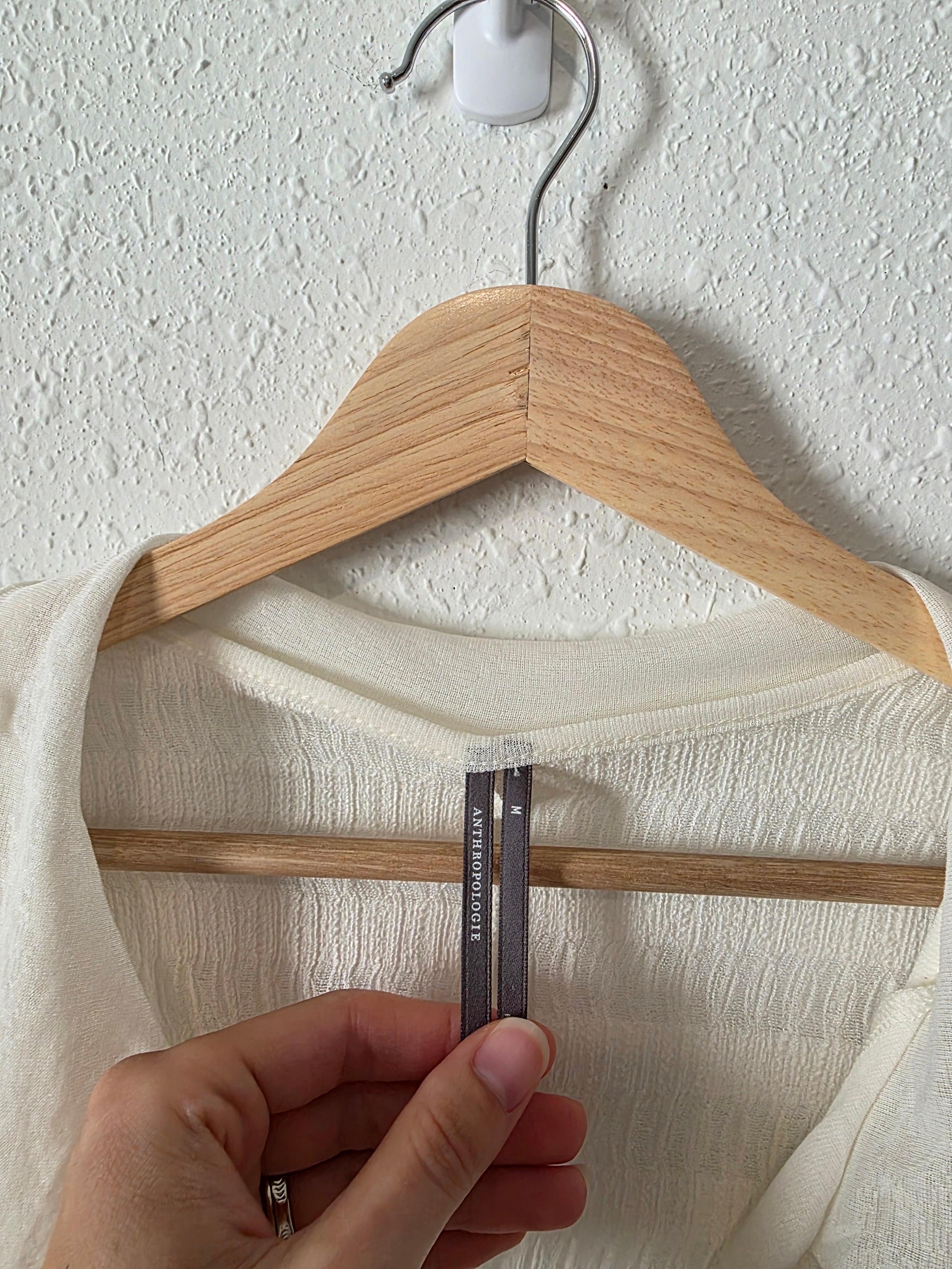 Anthropologie Textured Button Up (M)