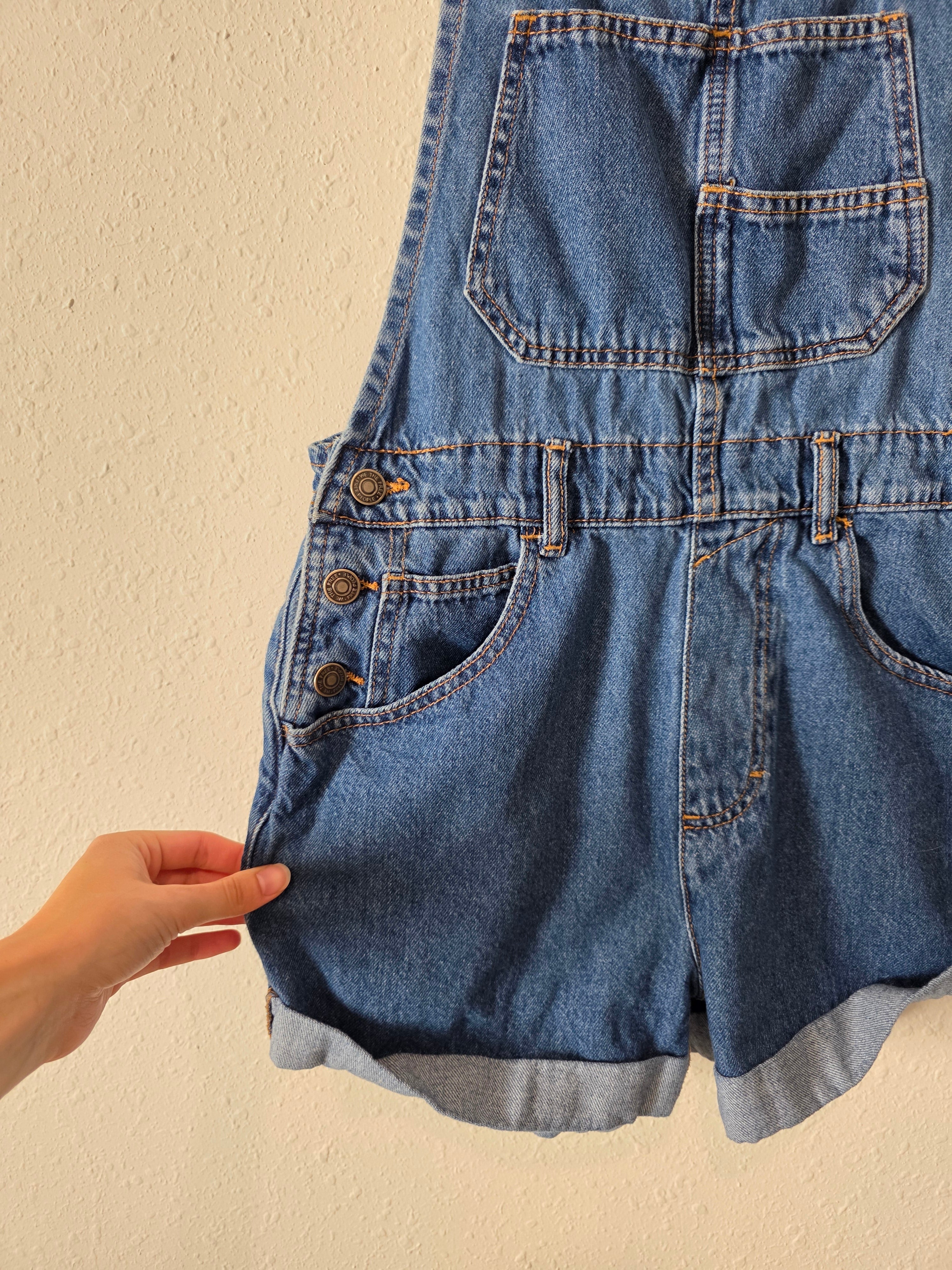 Free People Ziggy Denim Shortalls (S)