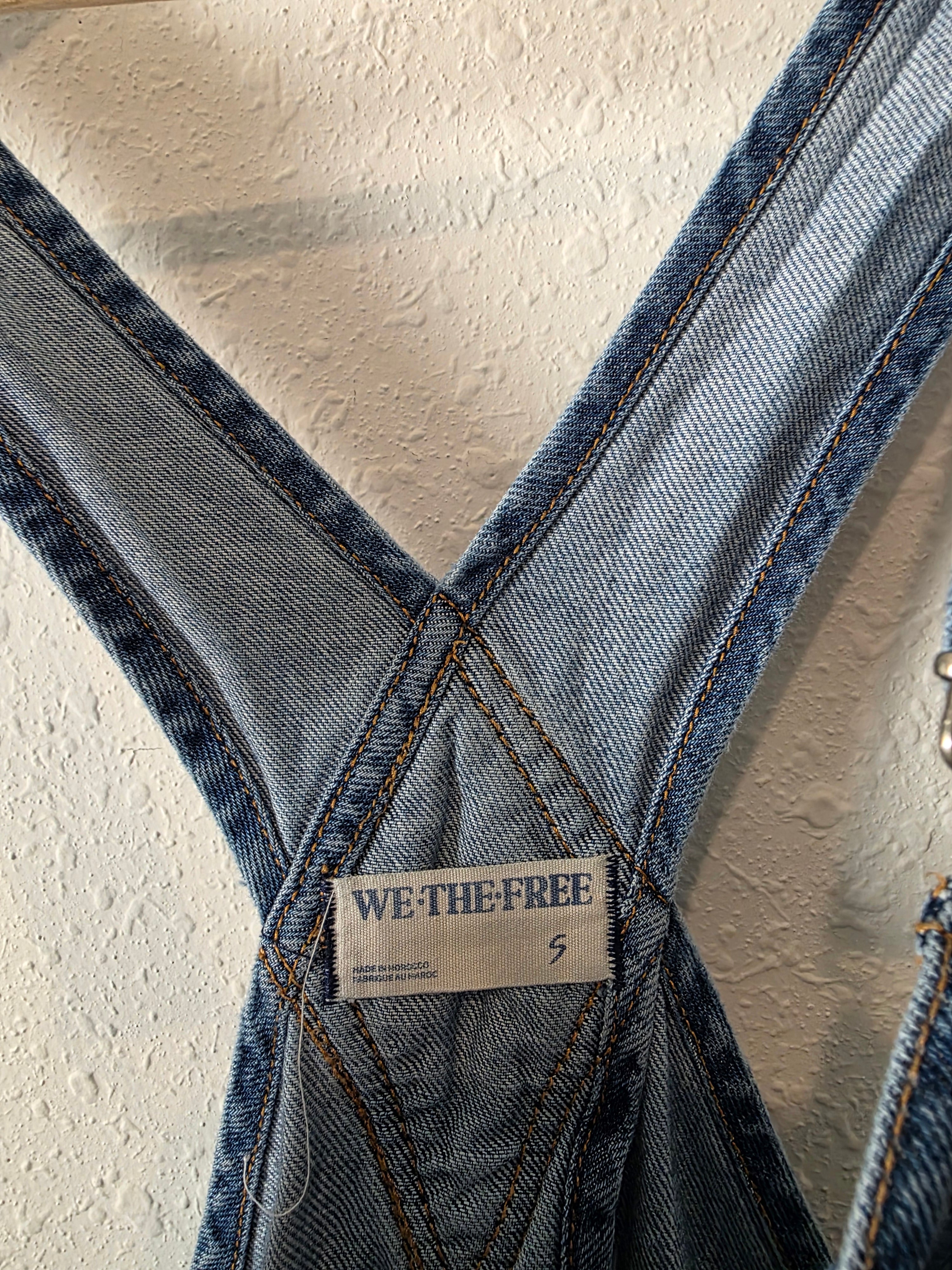 Free People Ziggy Denim Shortalls (S)