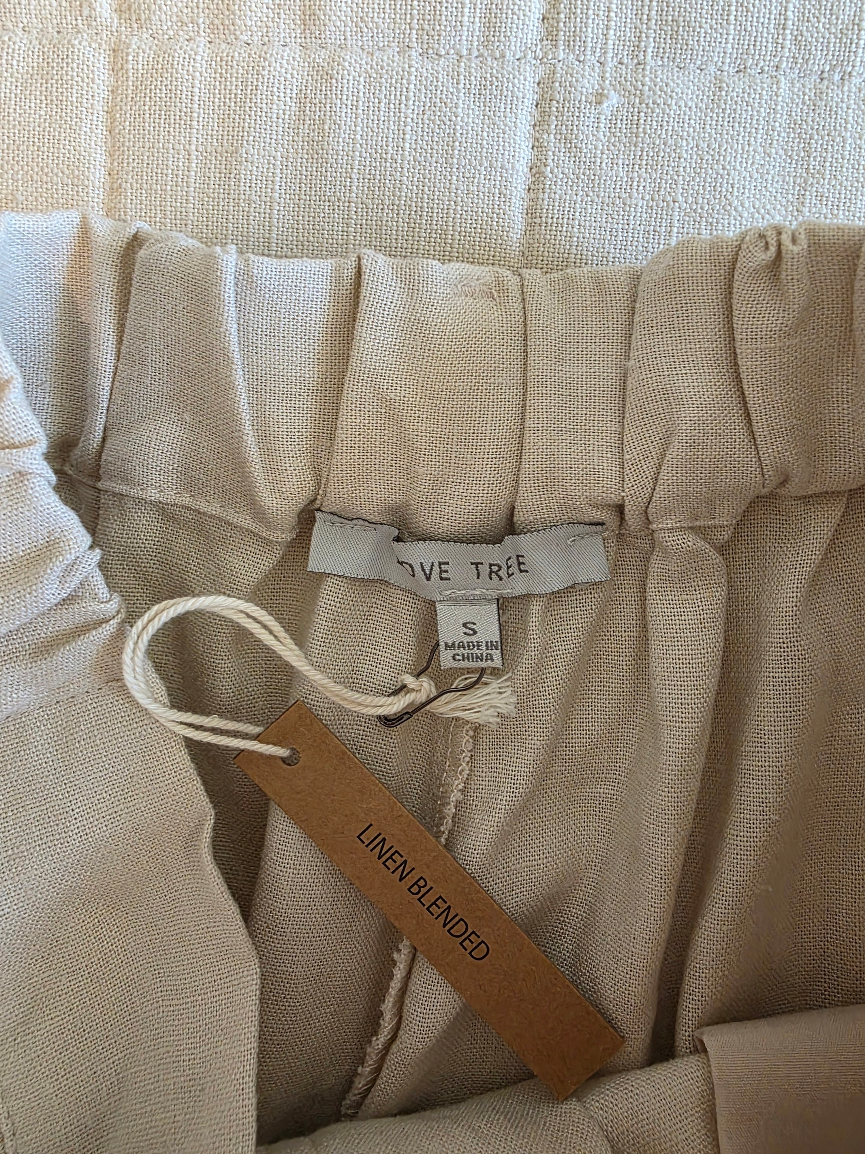 NEW Linen Blend Relaxed Shorts (S)