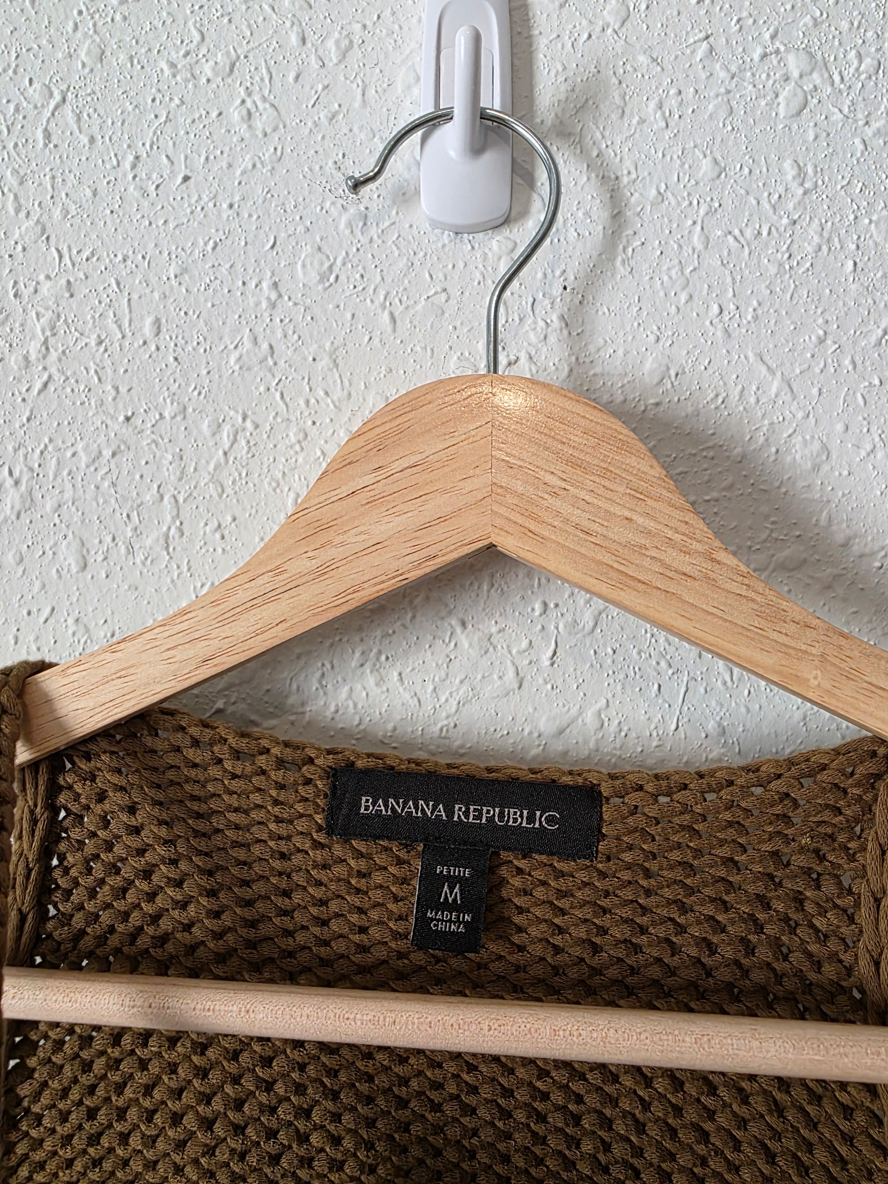 Banana Republic Olive Knit Tank (M)