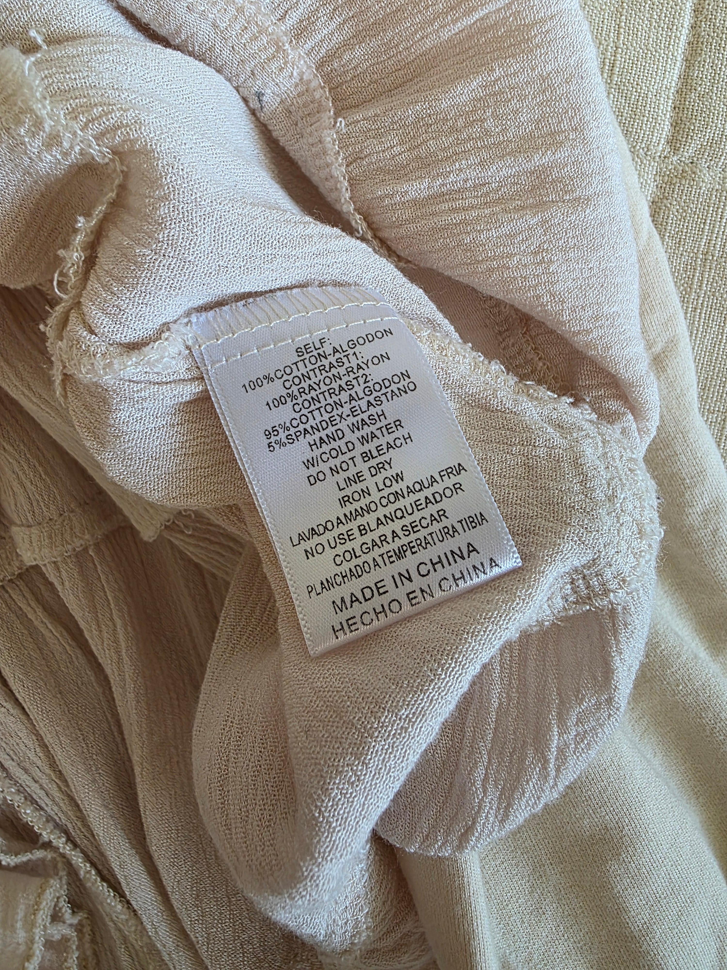 Listicle Ruffle Babydoll Sweater (S)