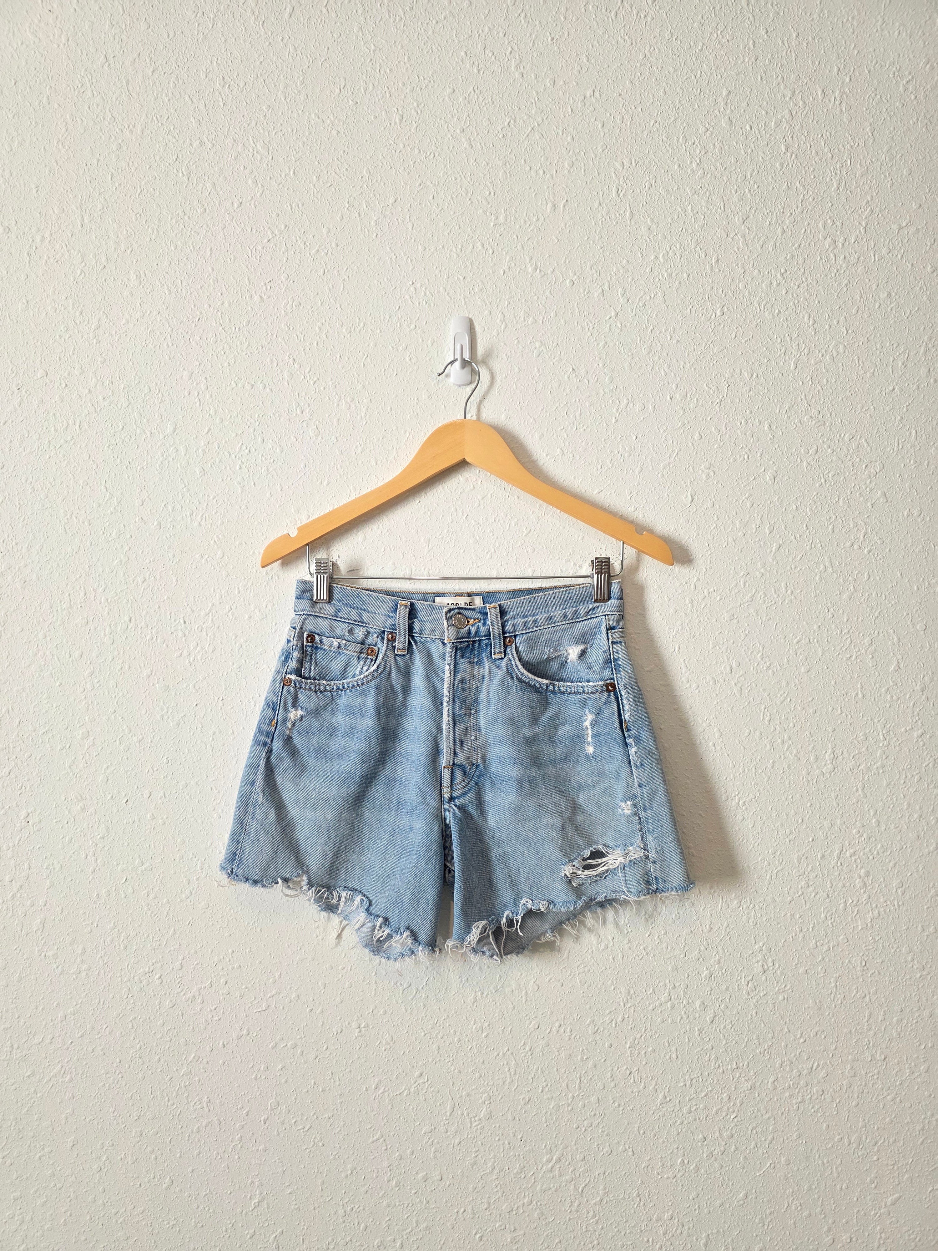 Agolde Parker Denim Shorts (24)
