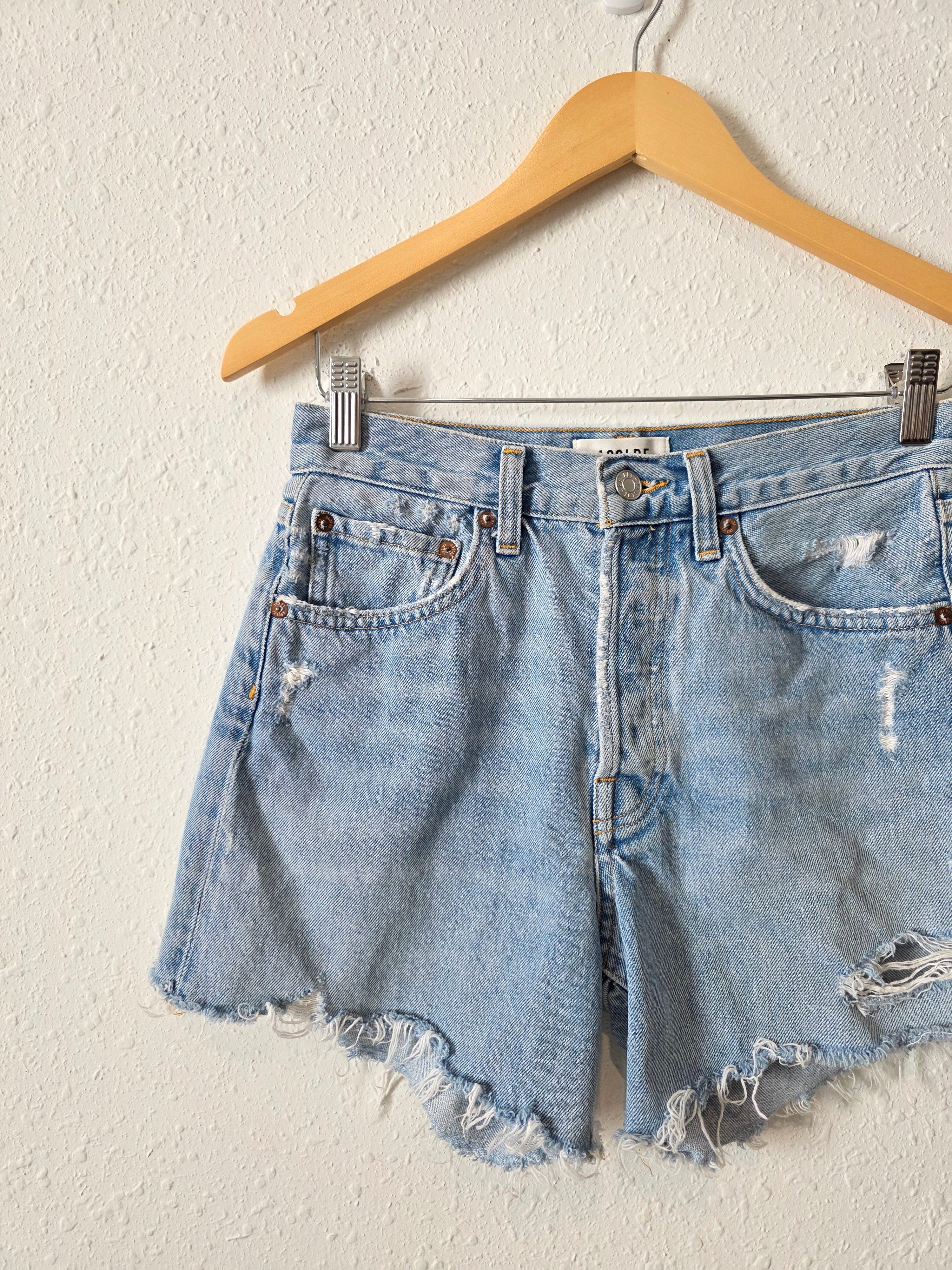 Agolde Parker Denim Shorts (24)