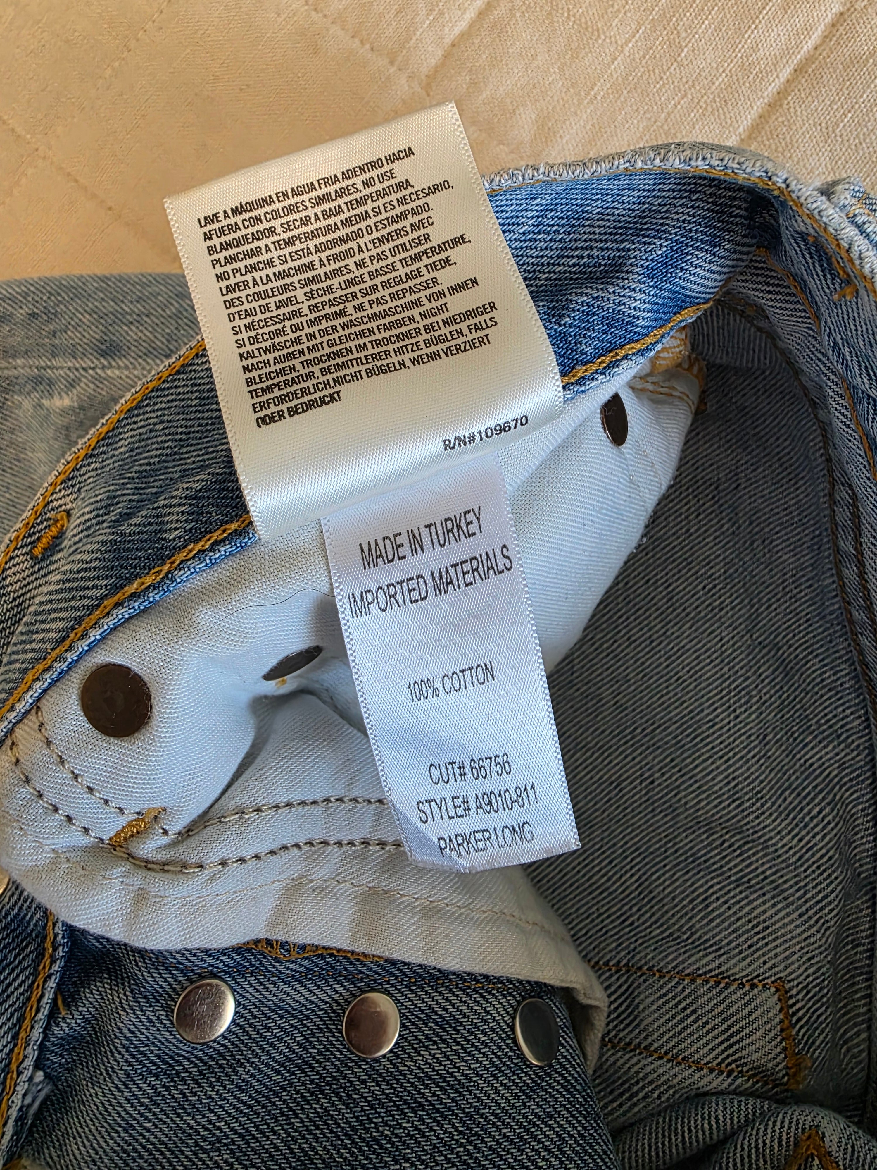 Agolde Parker Denim Shorts (24)