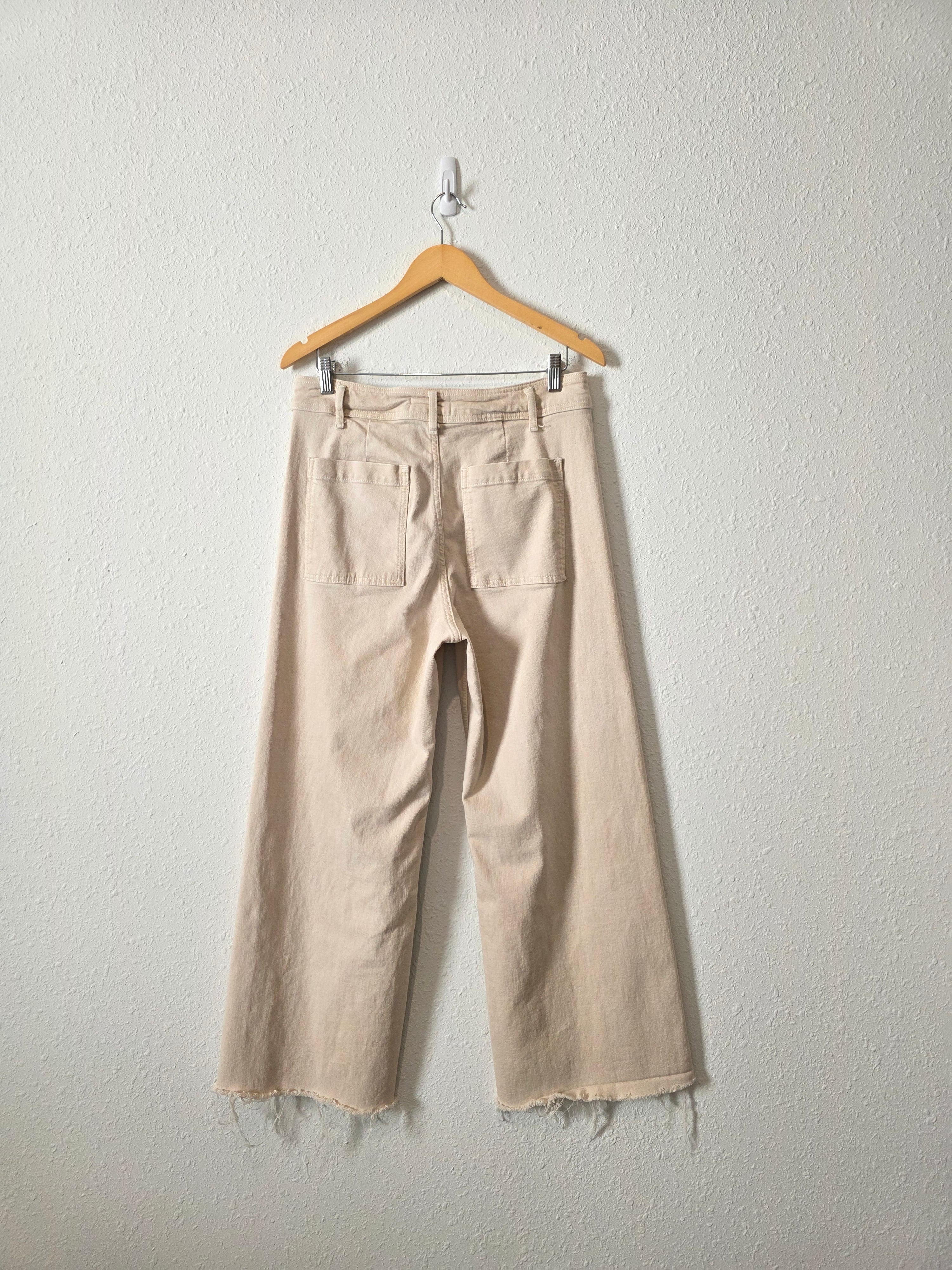Zara Neutral Wide Leg Jeans (12)