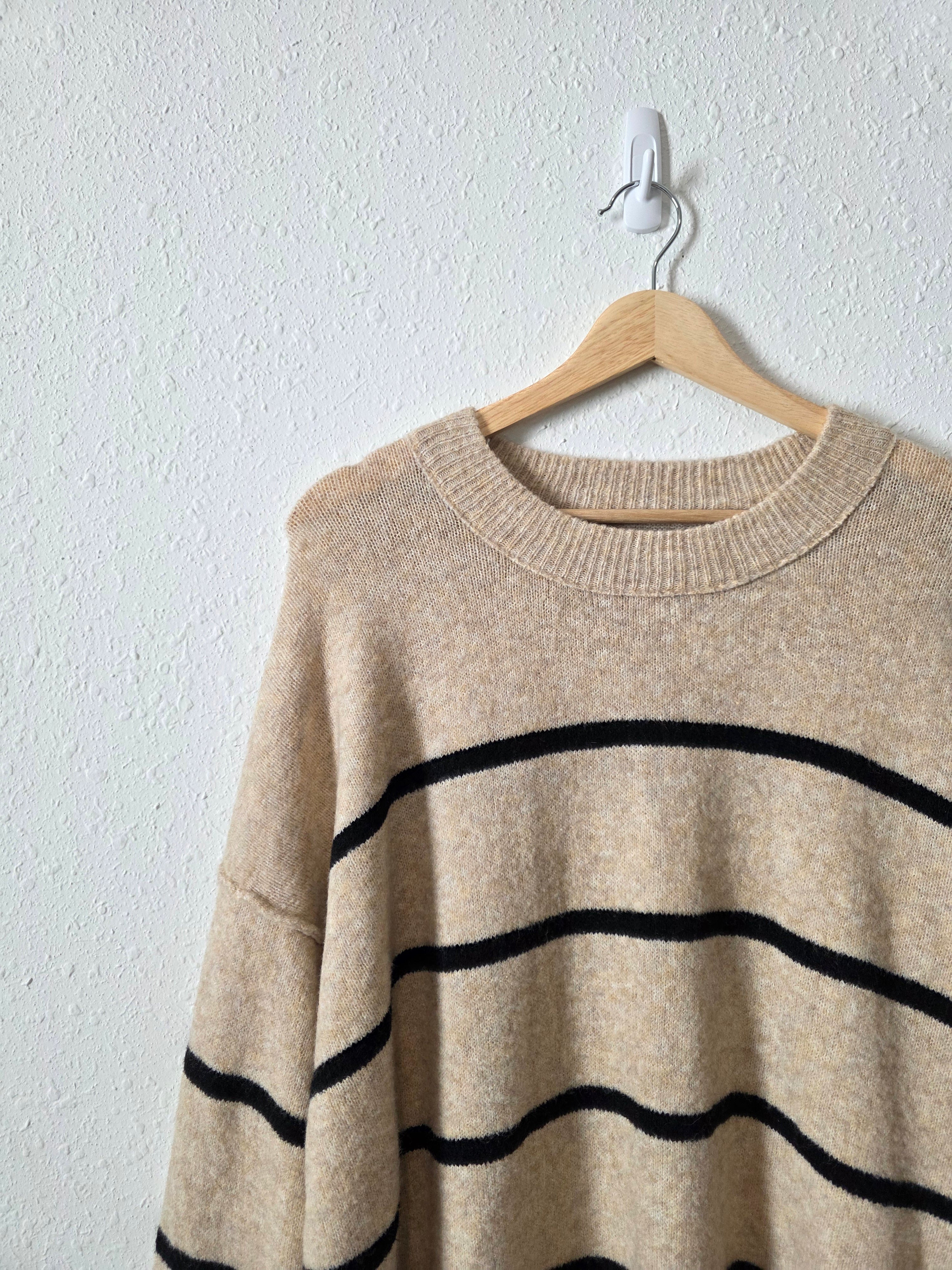 Aerie Striped Oversized Sweater (L)