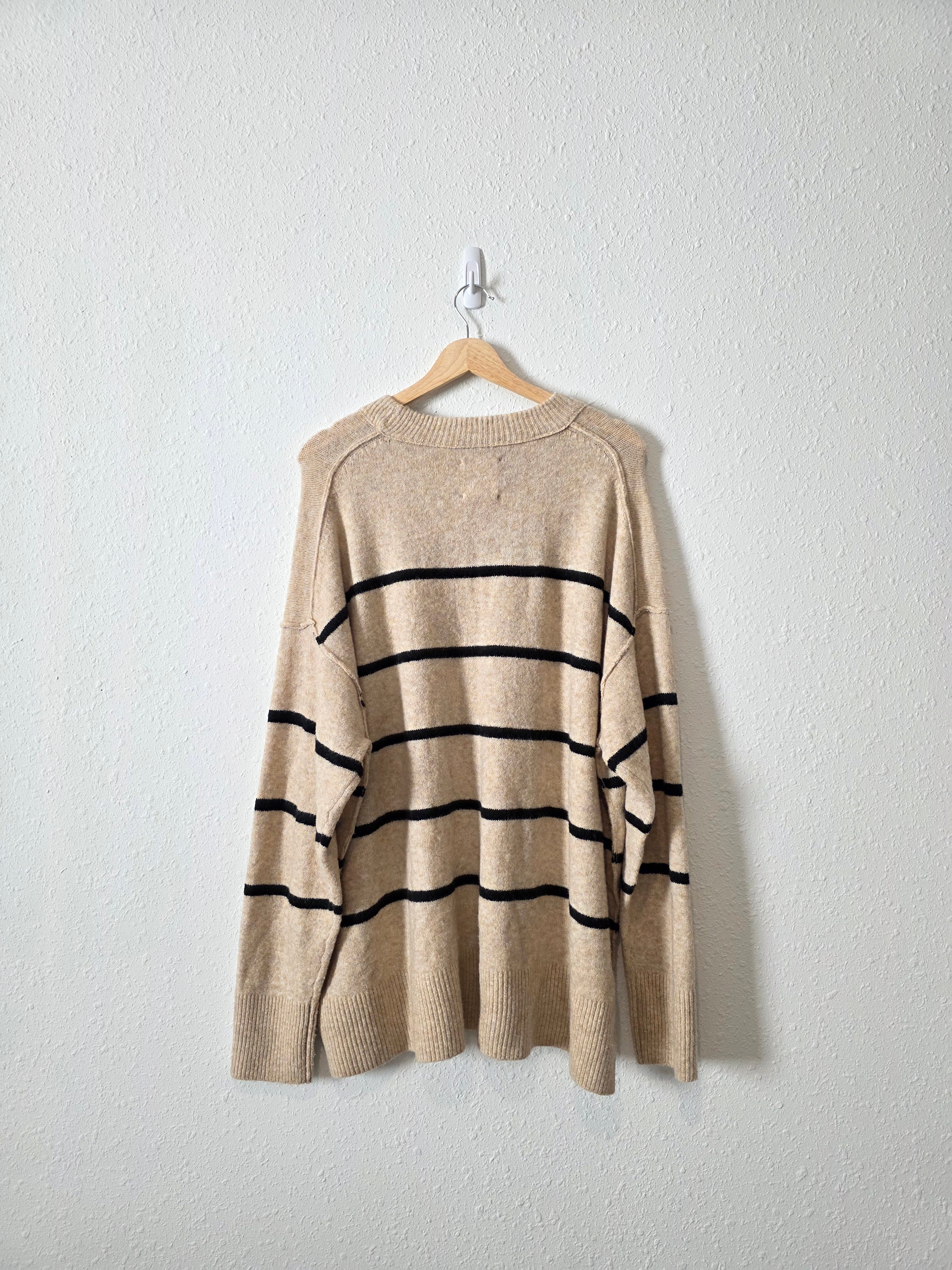 Aerie Striped Oversized Sweater (L)