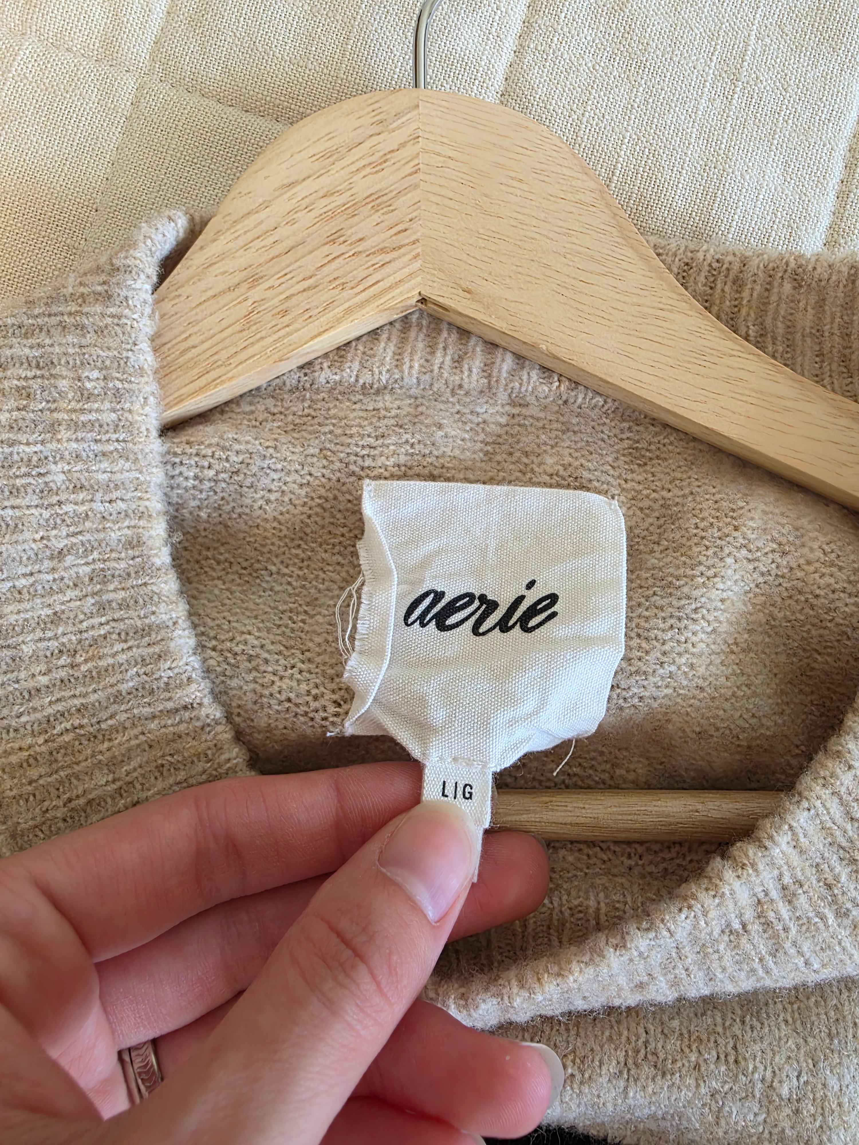 Aerie Striped Oversized Sweater (L)