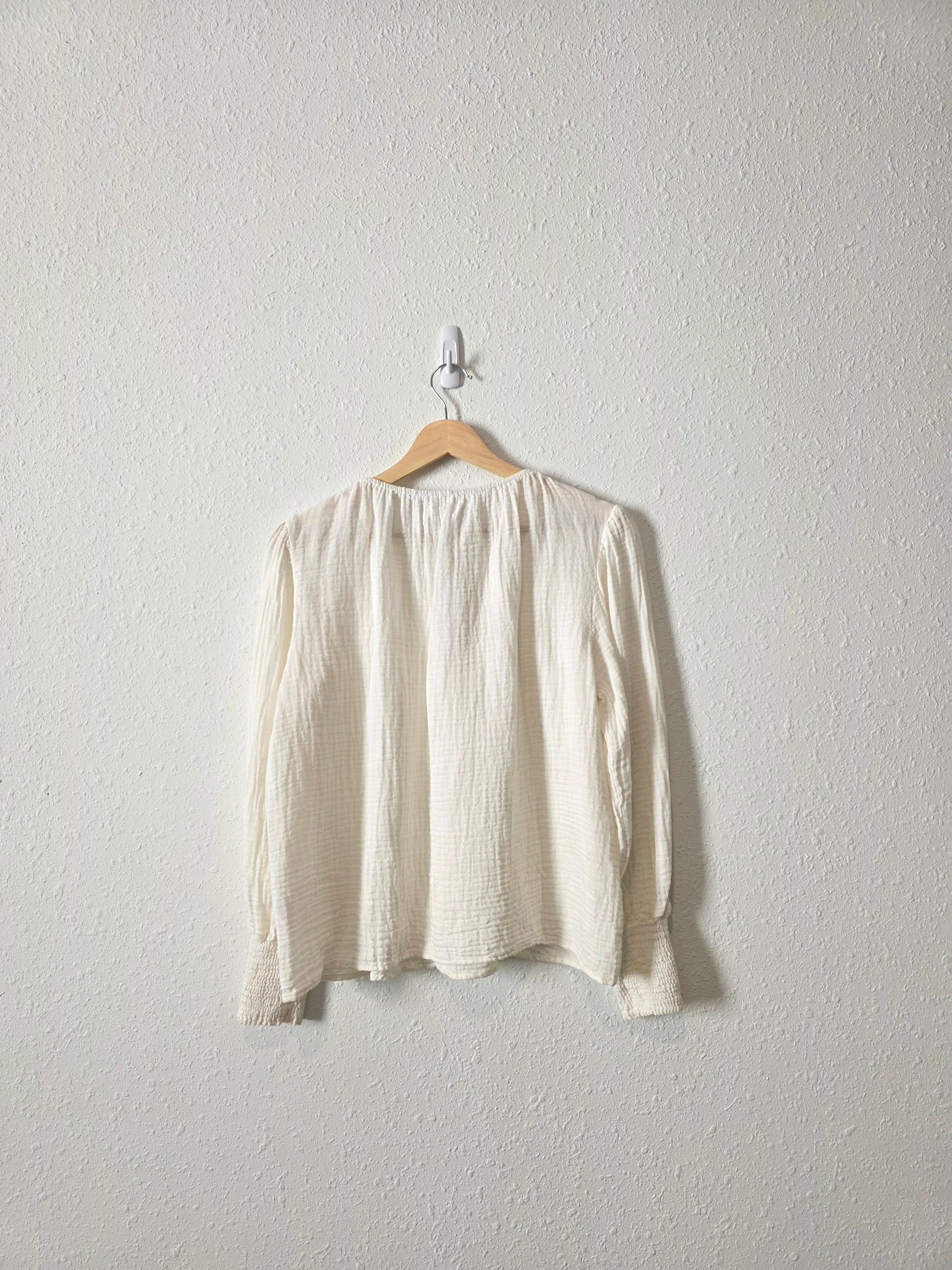 NEW Velvet Cotton Gauze Top (XS)