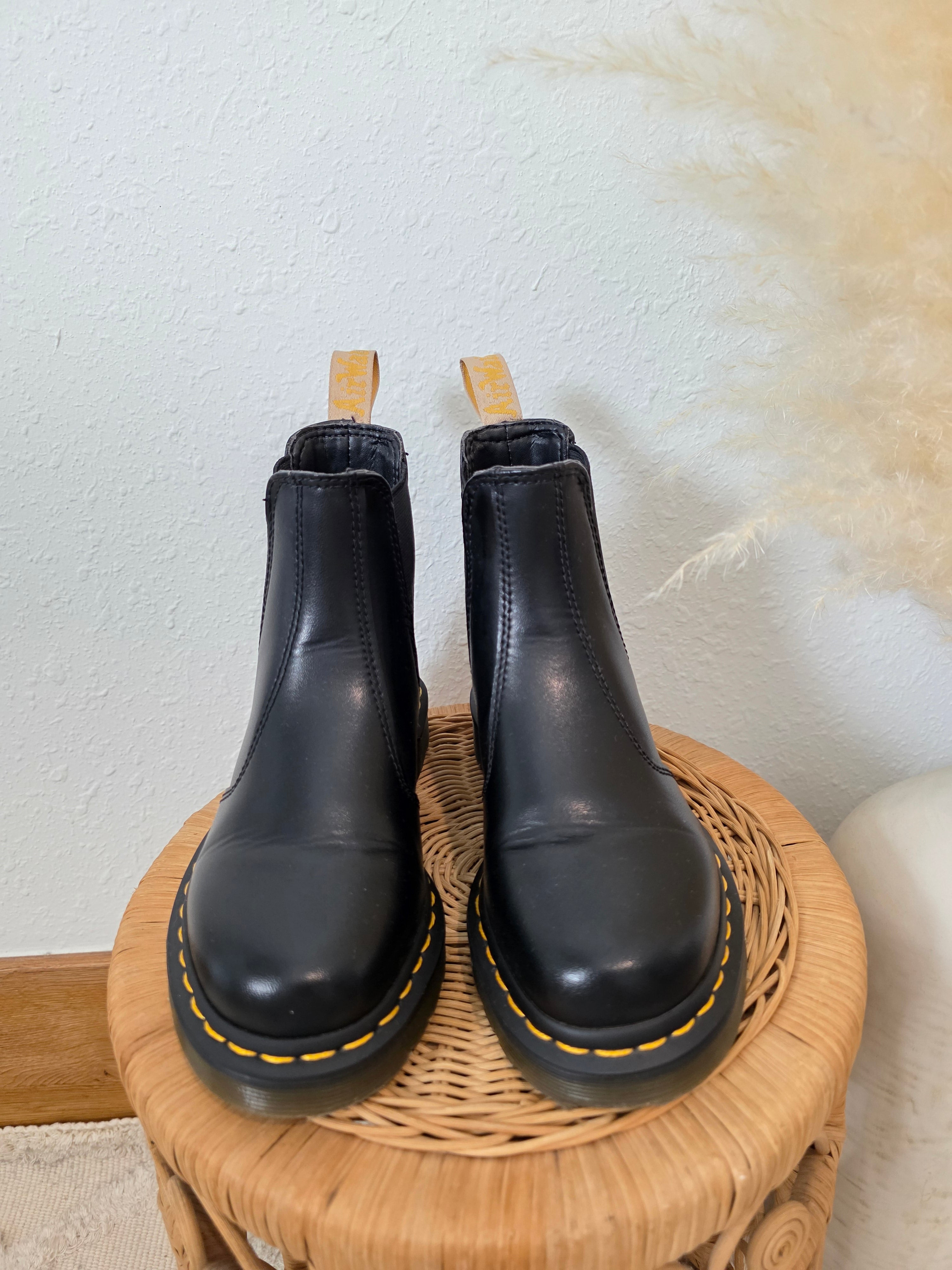 Dr Martens Black Chelsea Boots (5)