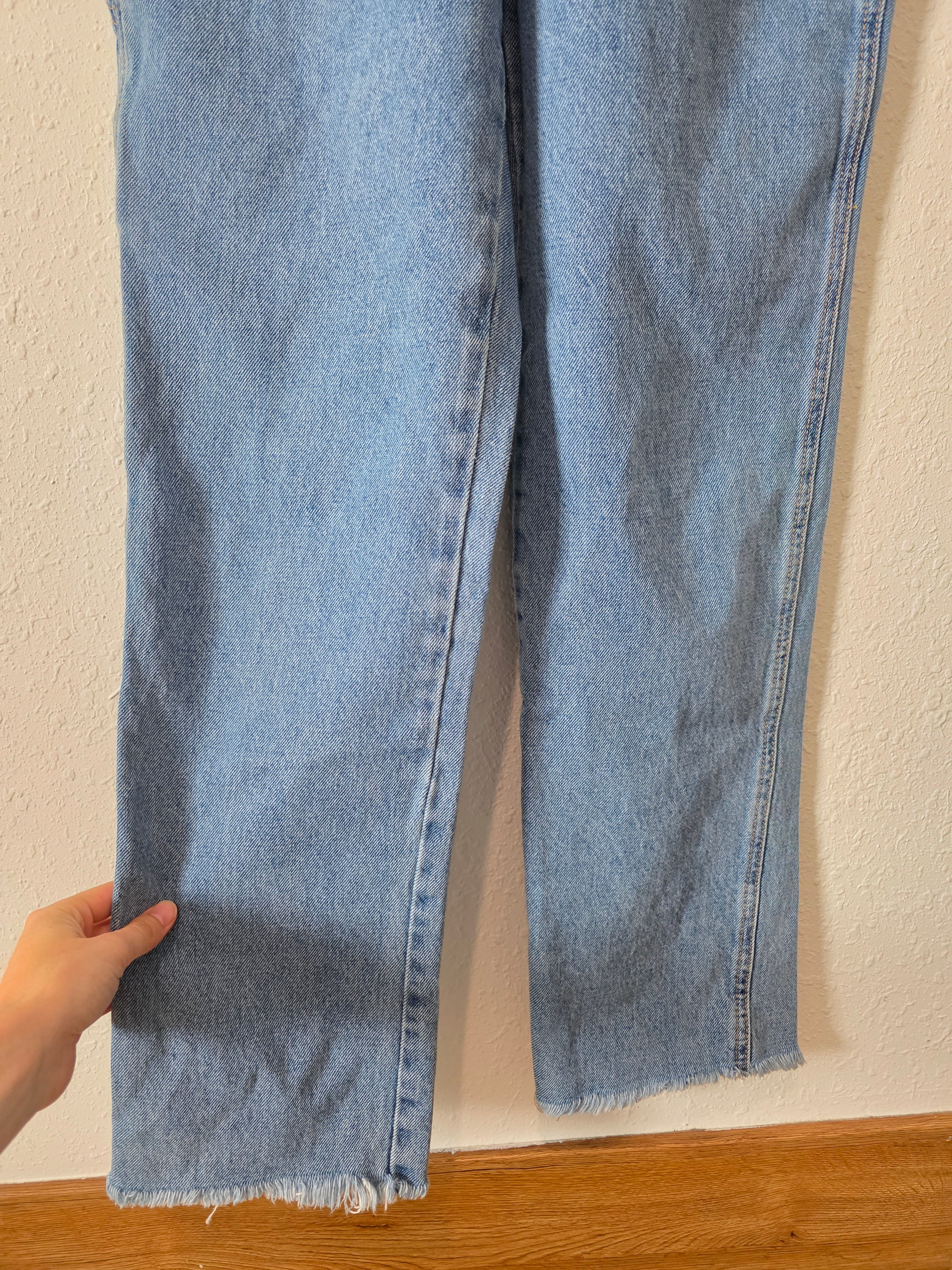Denim Straight Overalls (2)