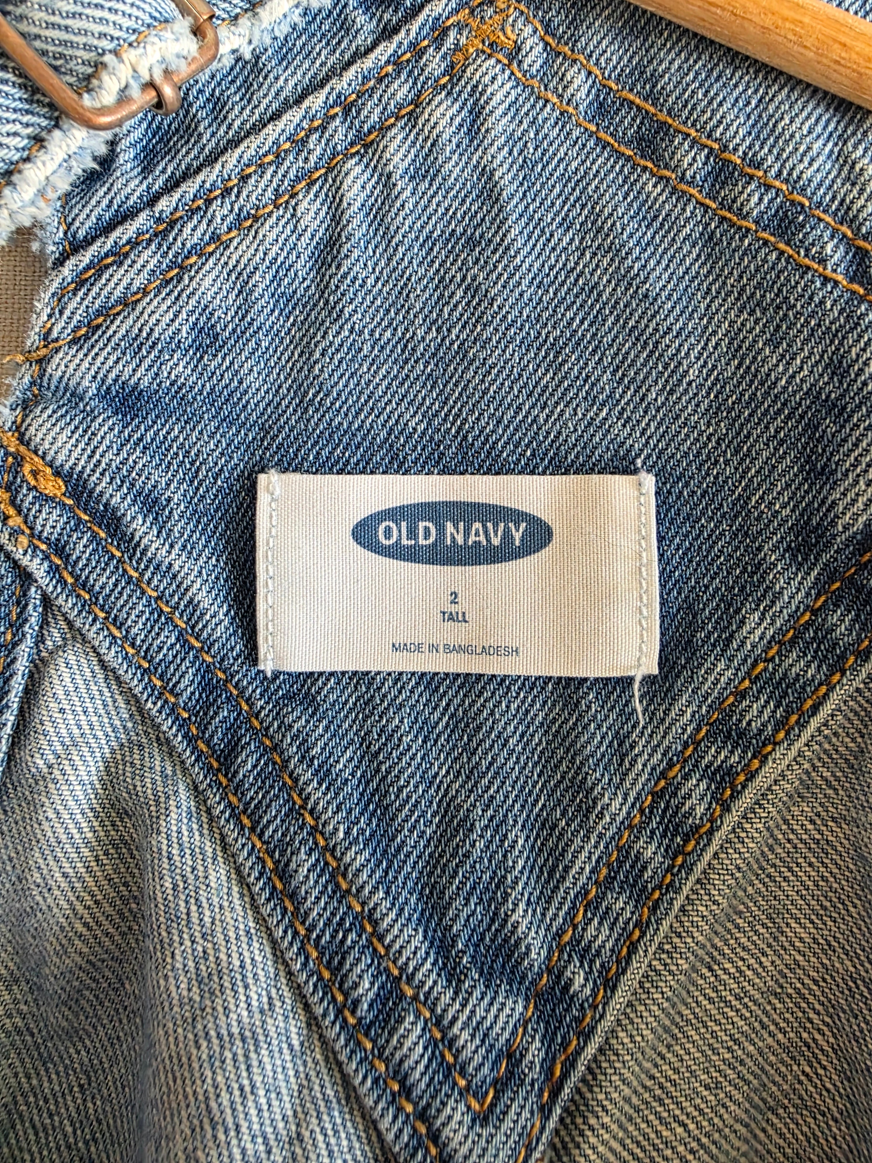 Denim Straight Overalls (2)