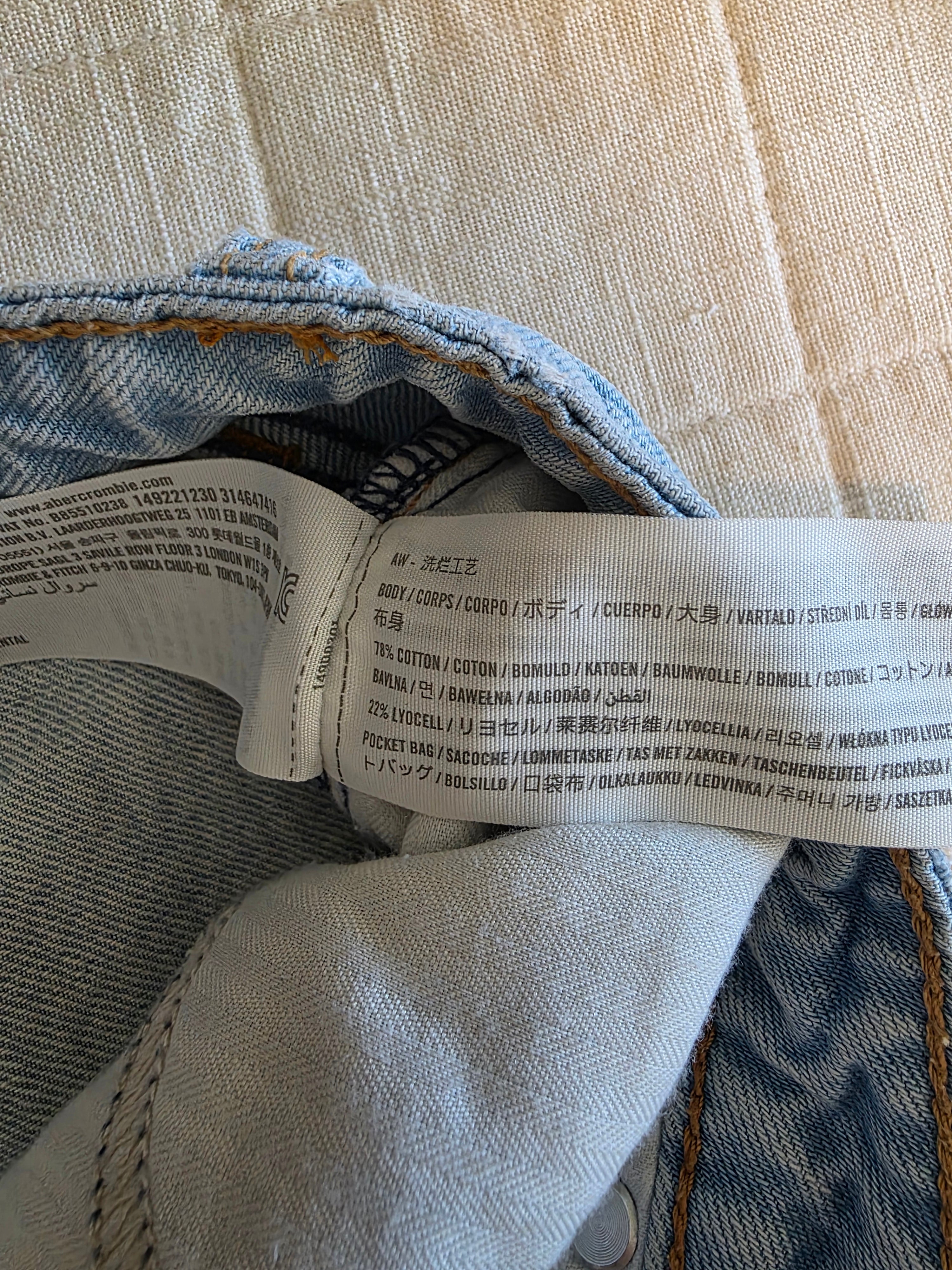 Abercrombie Loose Denim Shorts (29/8)