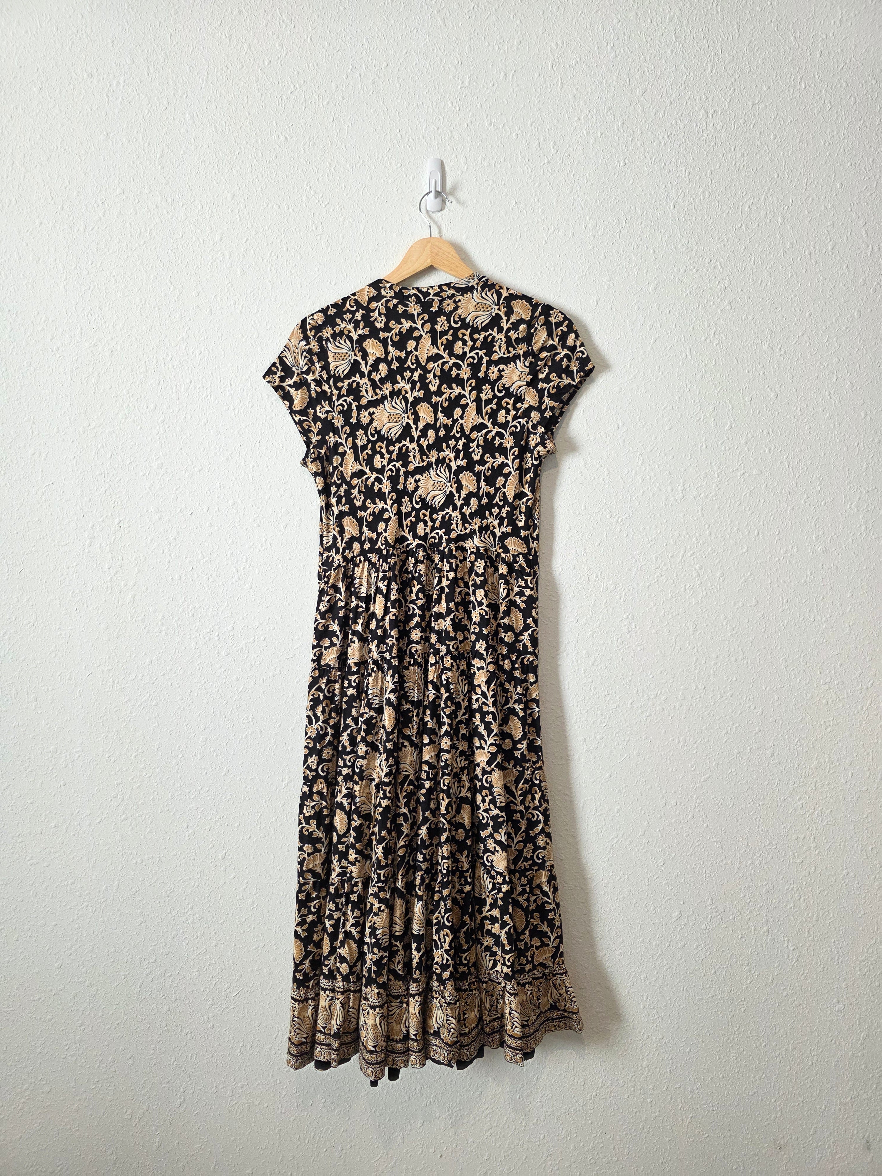 Neutral Floral Midi Dress (SP)