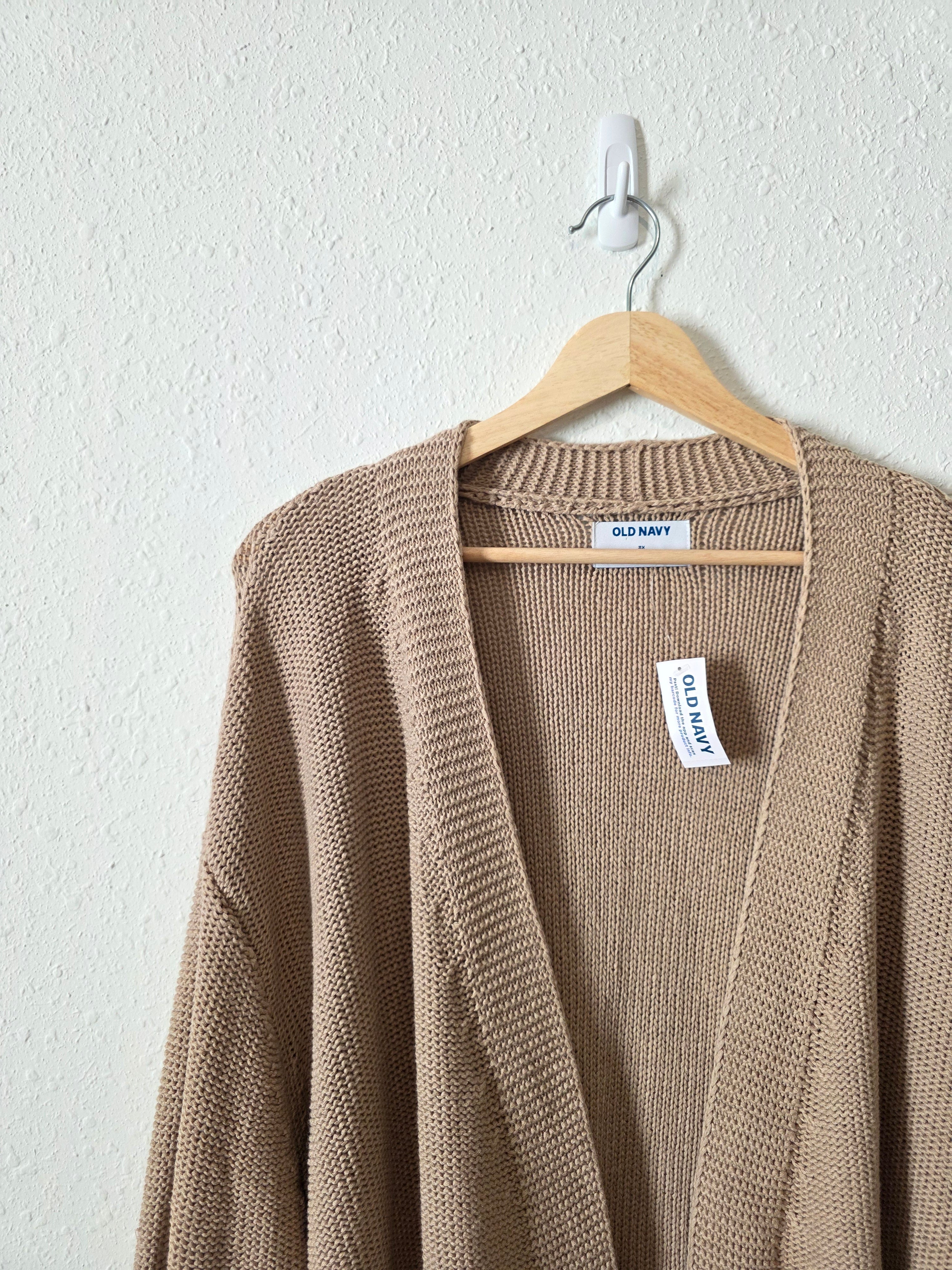 NEW Neutral Chunky Cardigan (3X)