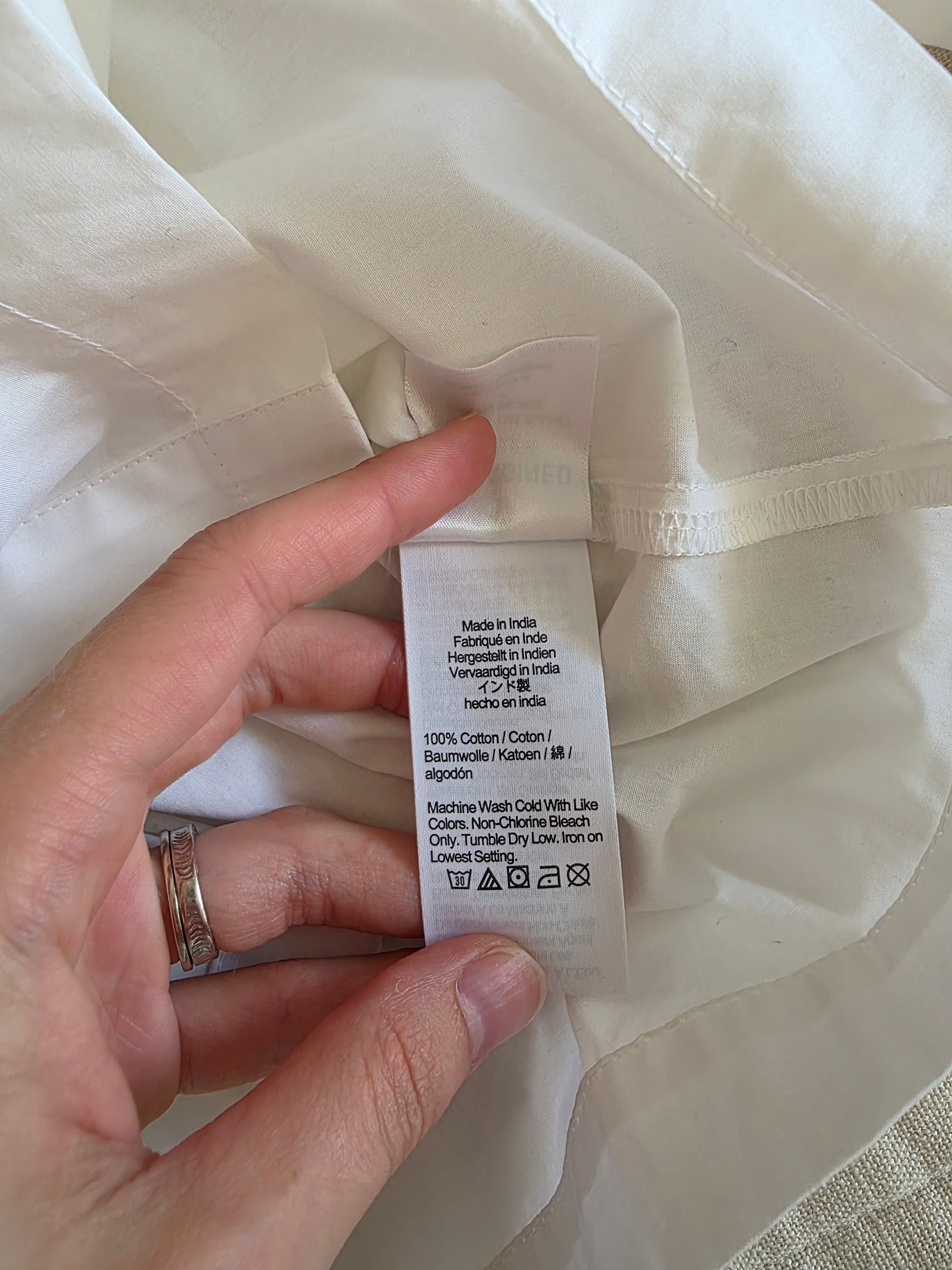J.Crew Cotton Puff Sleeve Blouse (S)