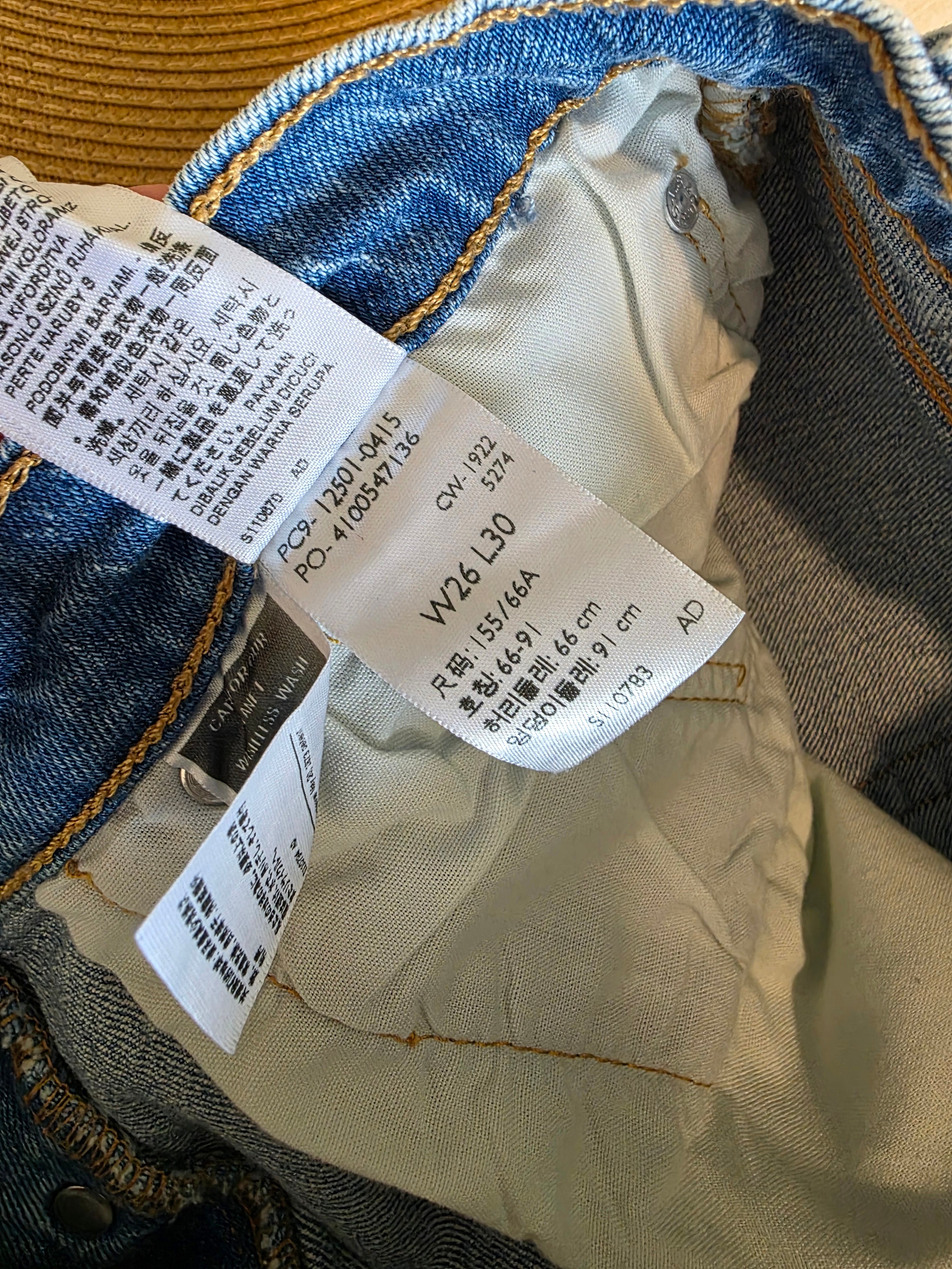 Levi's Straight Leg Jeans (26)