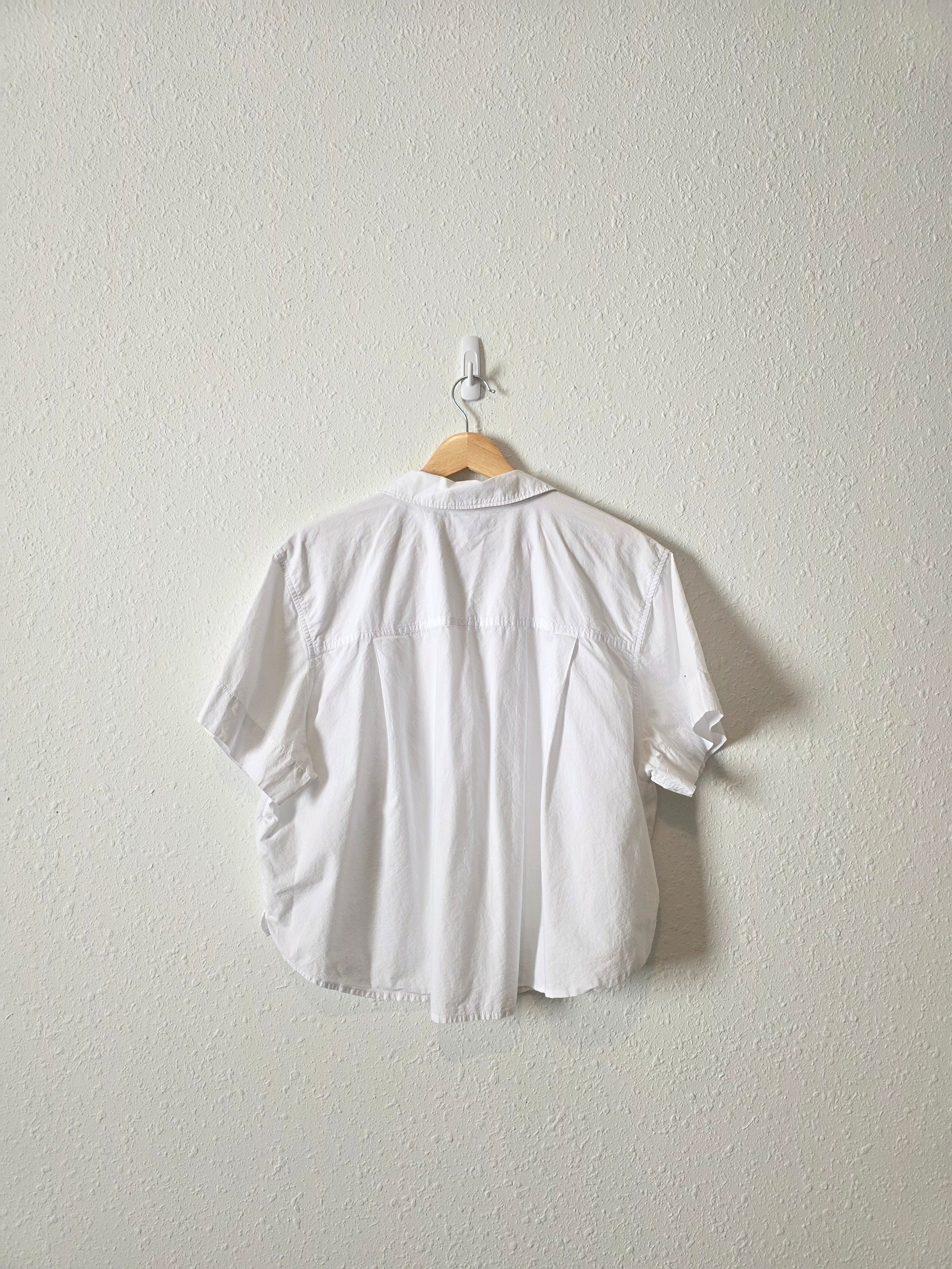 Madewell Cotton V Neck Top (XL)