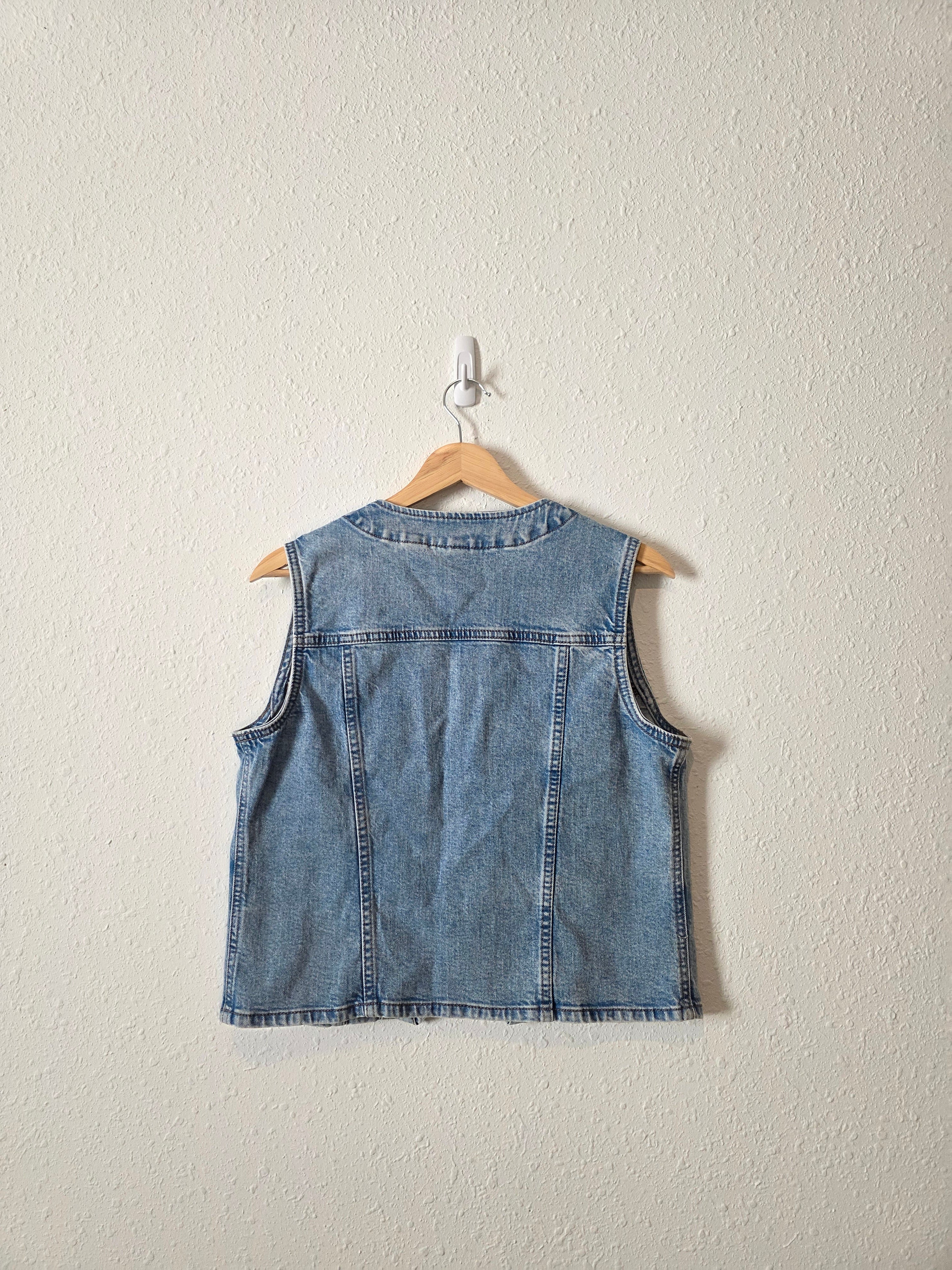 Light Wash Denim Vest (M)