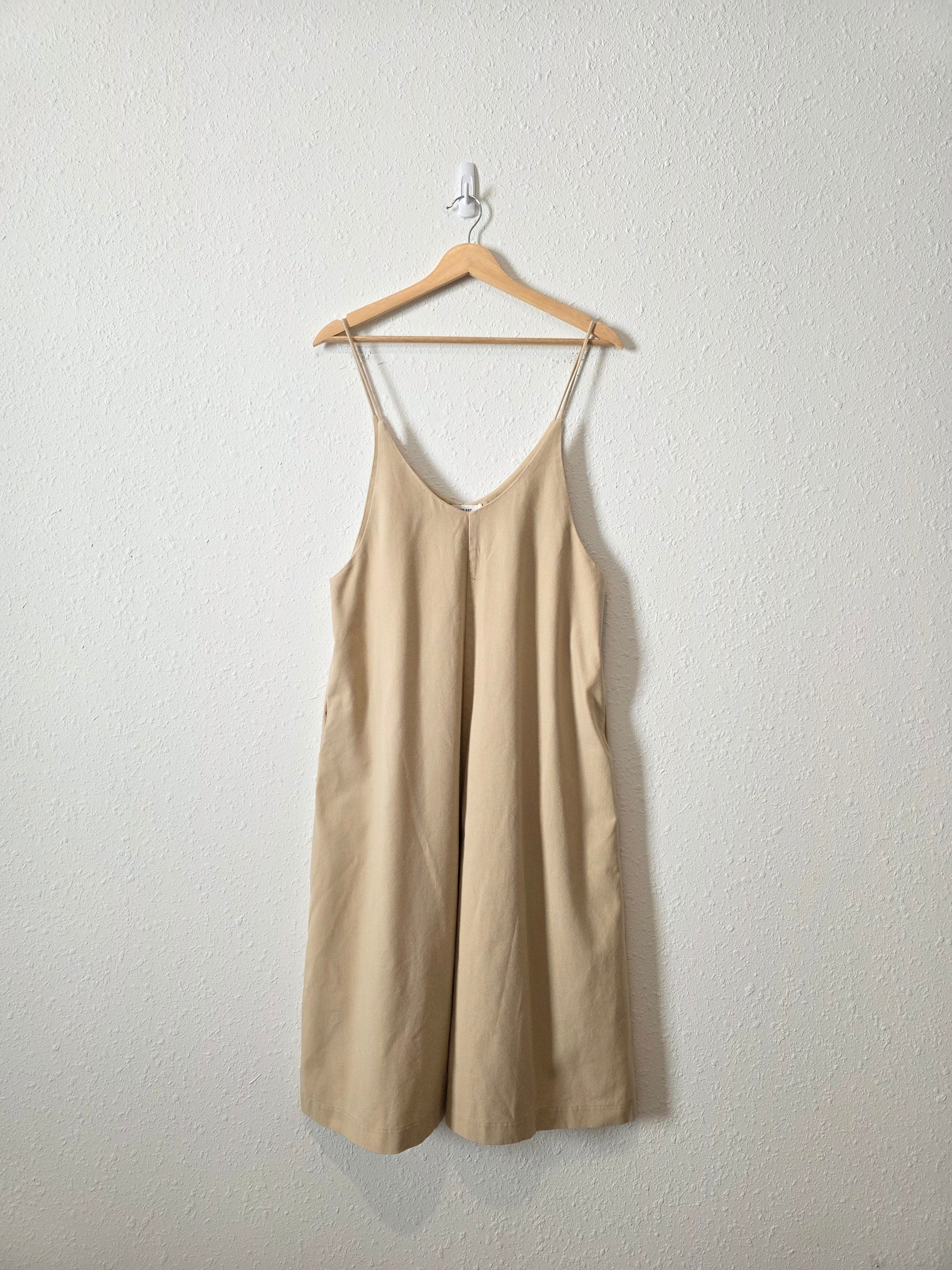 Mod Ref Linen Wide Leg Crop Jumpsuit (M)