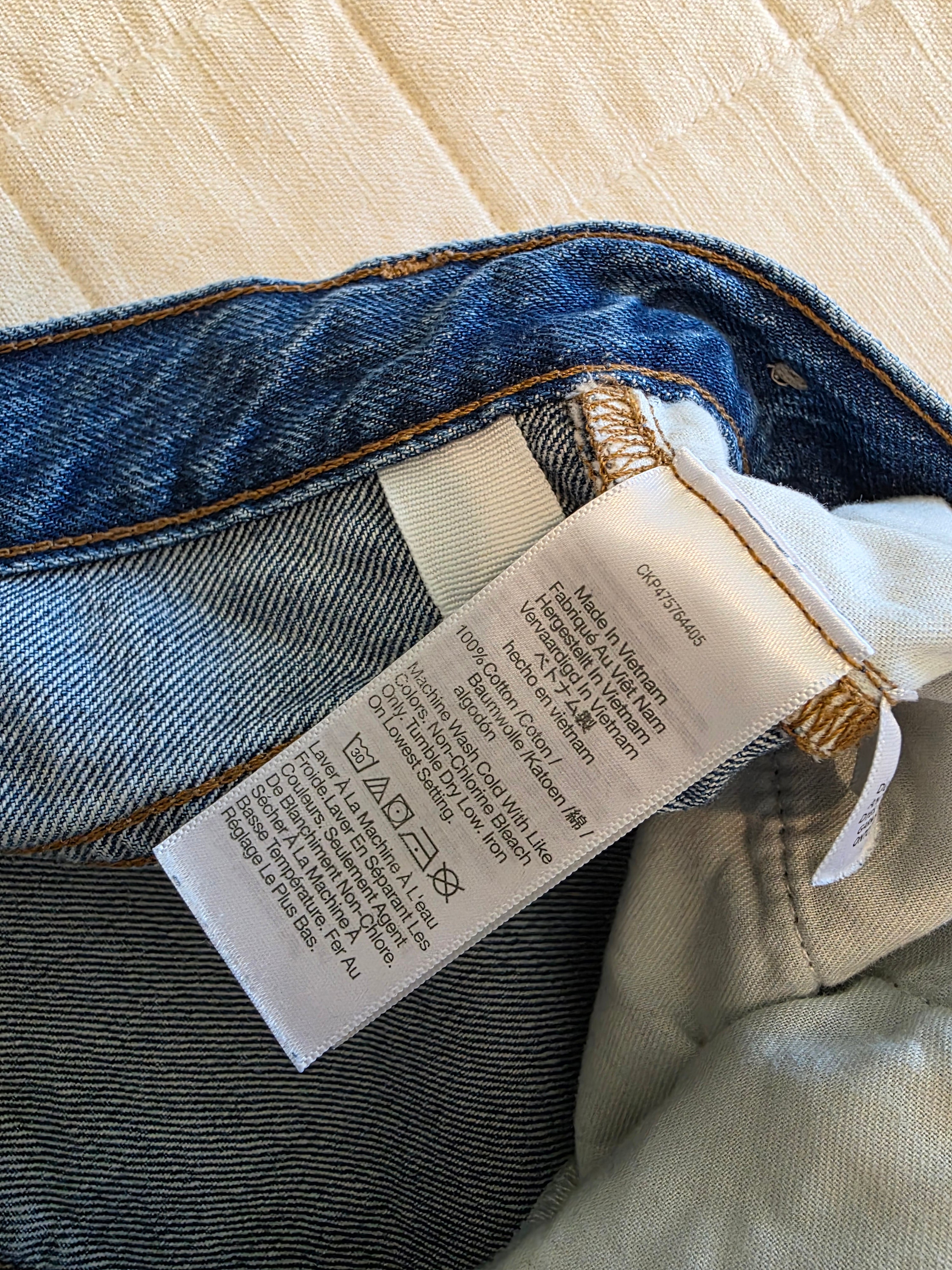 Madewell Low Slung Straight Jeans (29)