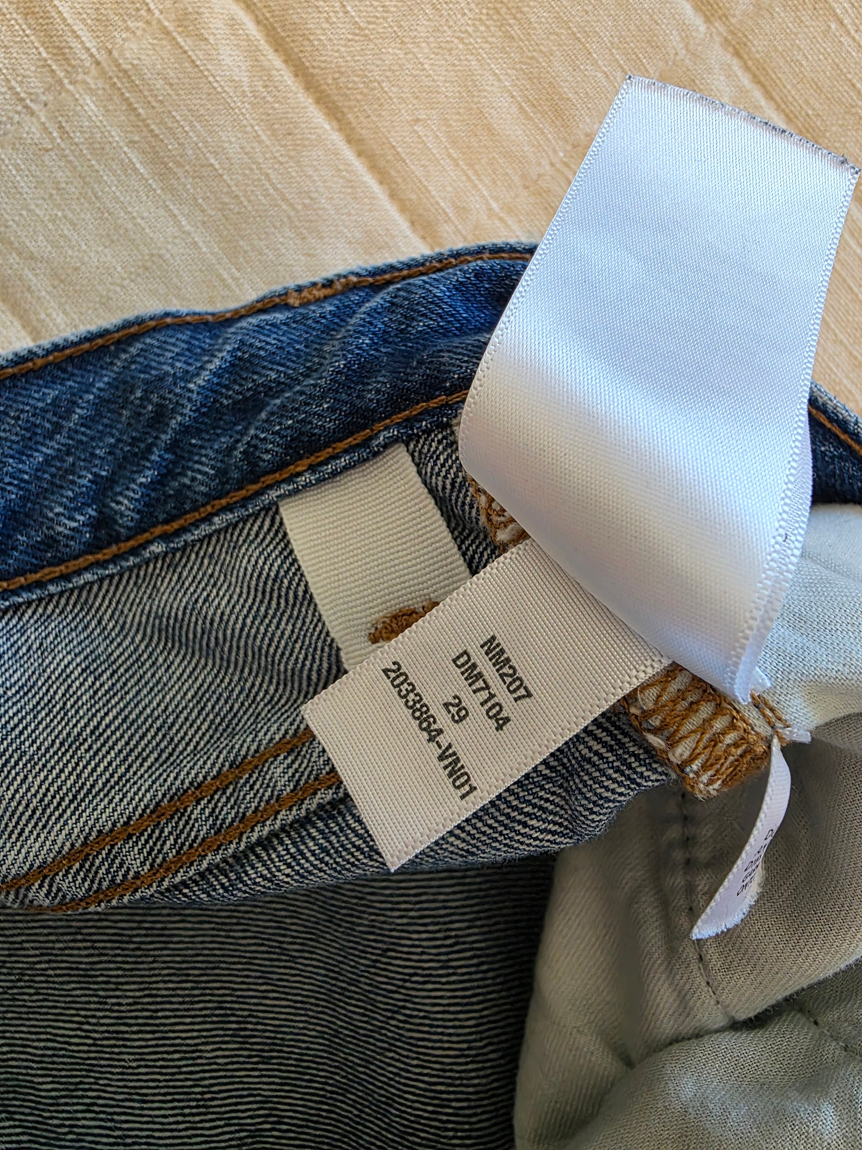 Madewell Low Slung Straight Jeans (29)