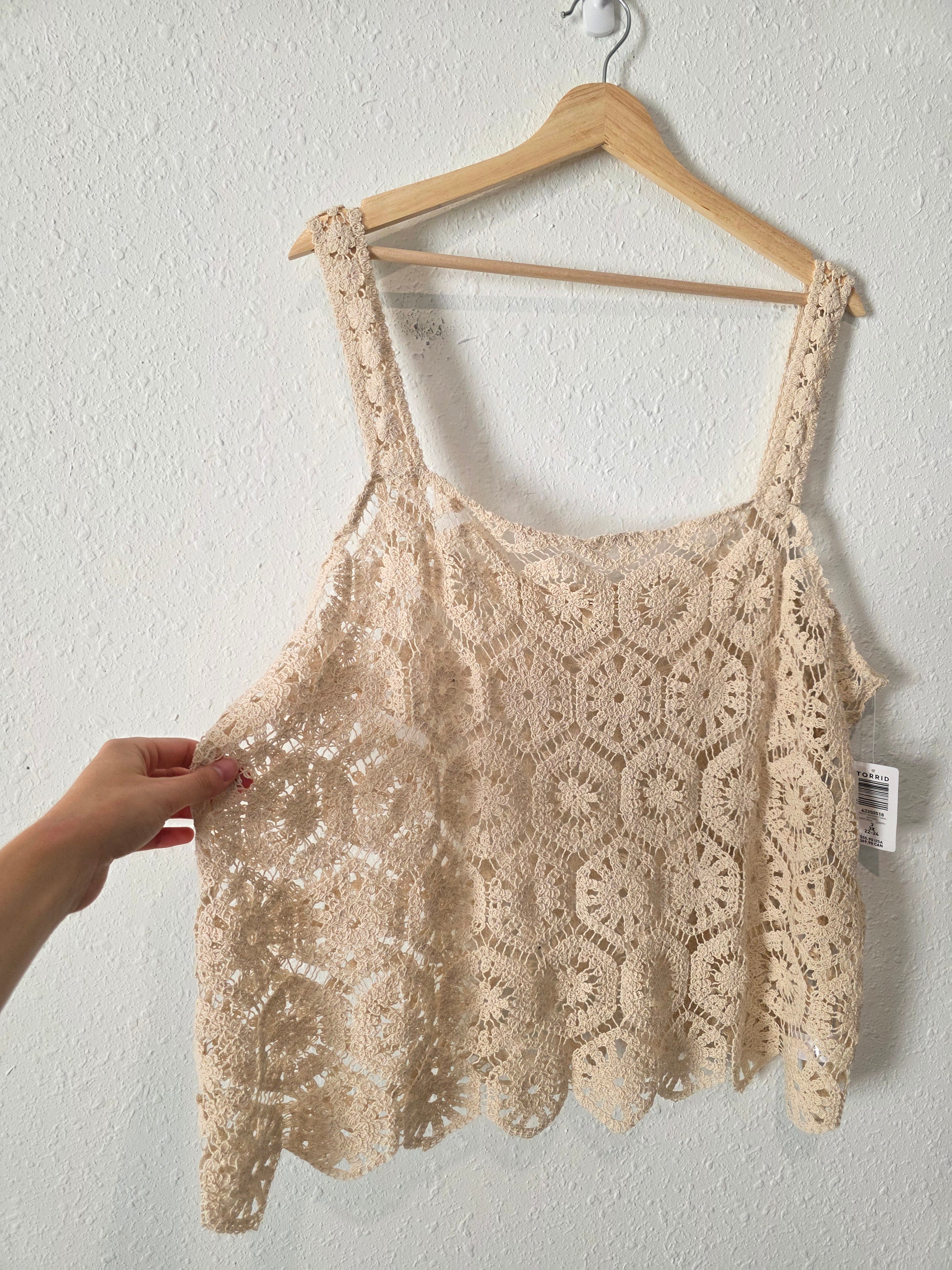 NEW Crochet Boho Tank (3X)