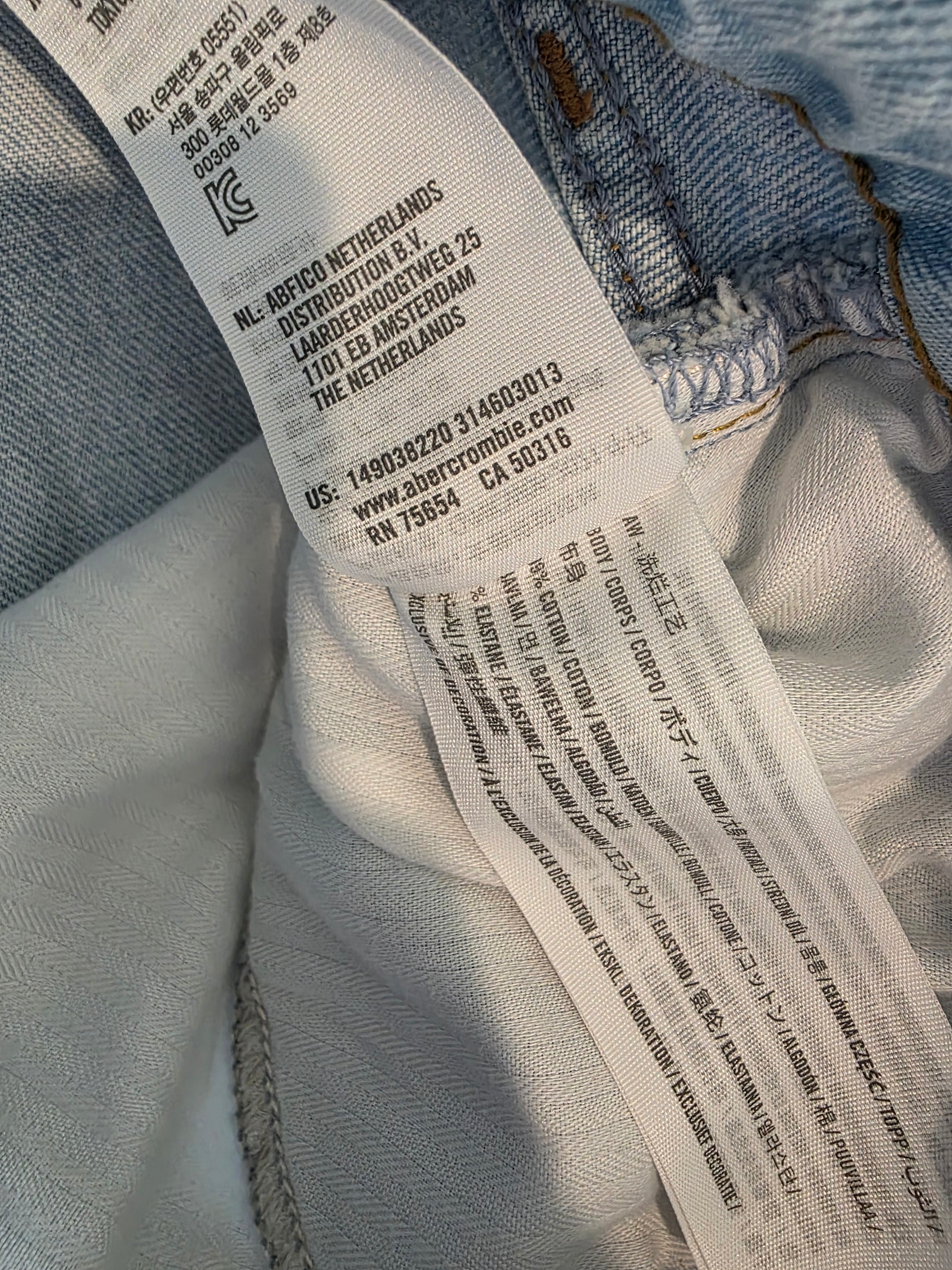 Abercrombie Light Wash Dad Shorts (28/6)