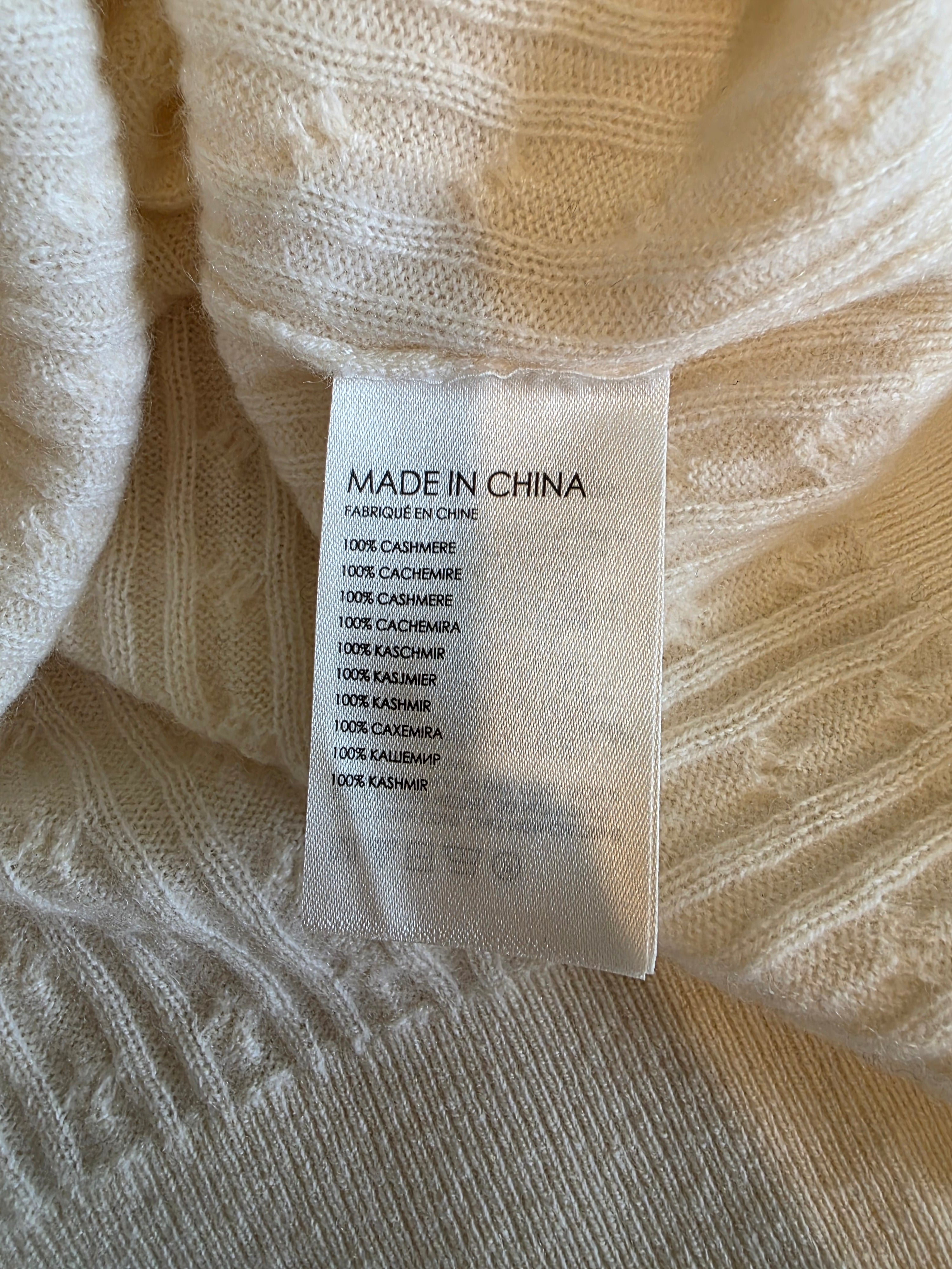 Club Monaco Cashmere Cable Knit Sweater (M)
