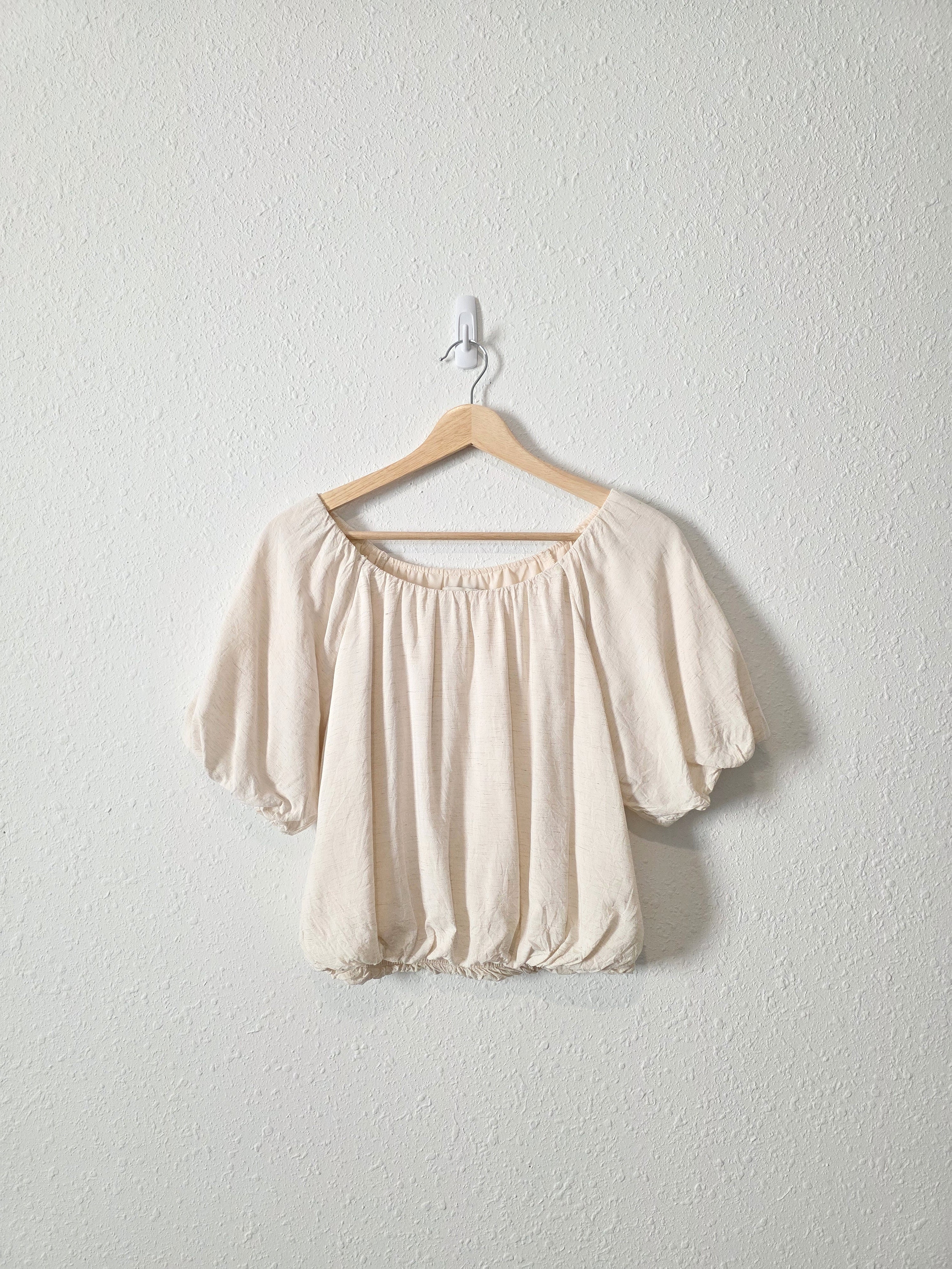 Moon River Linen Blend Top (S)
