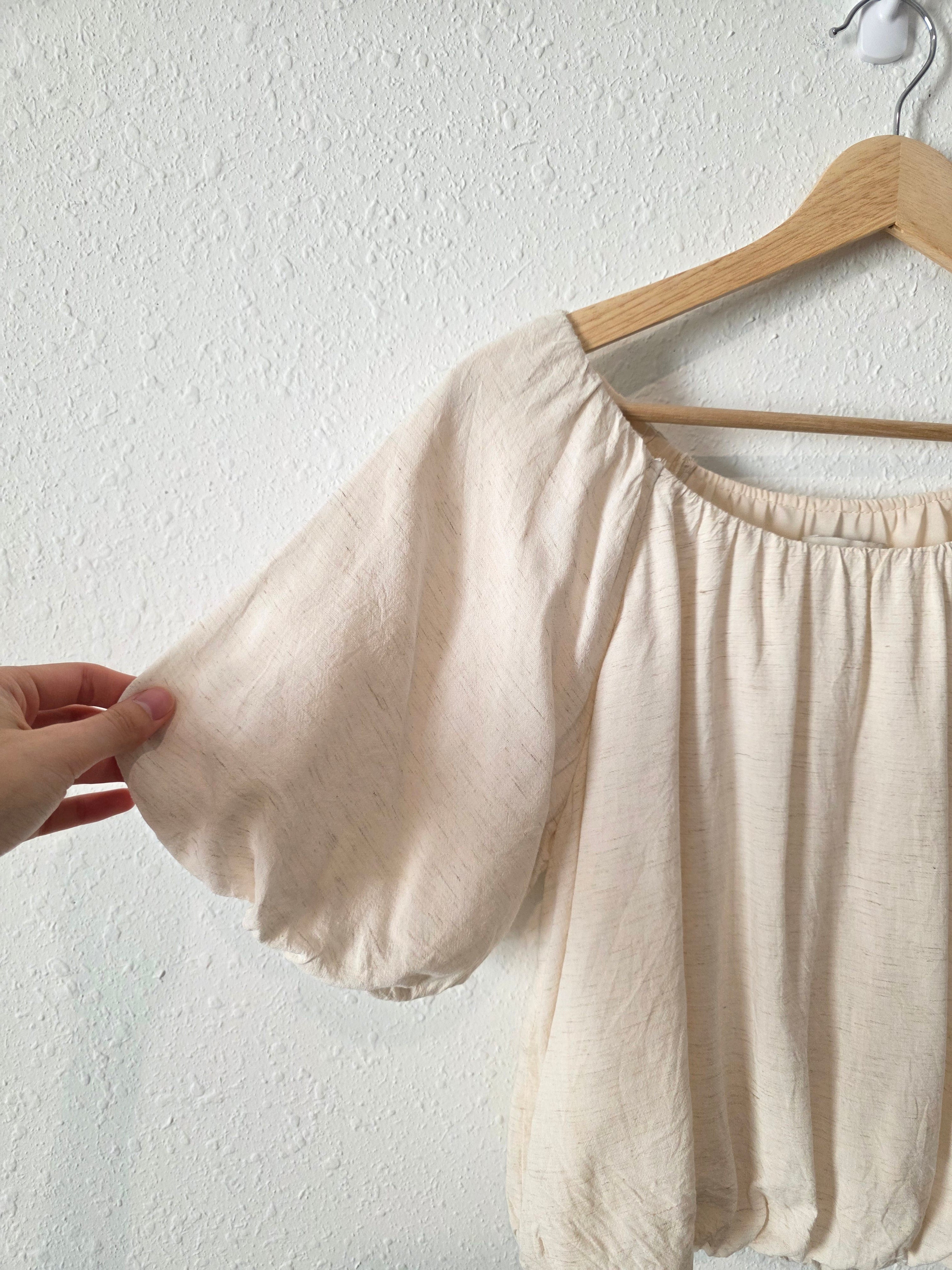 Moon River Linen Blend Top (S)