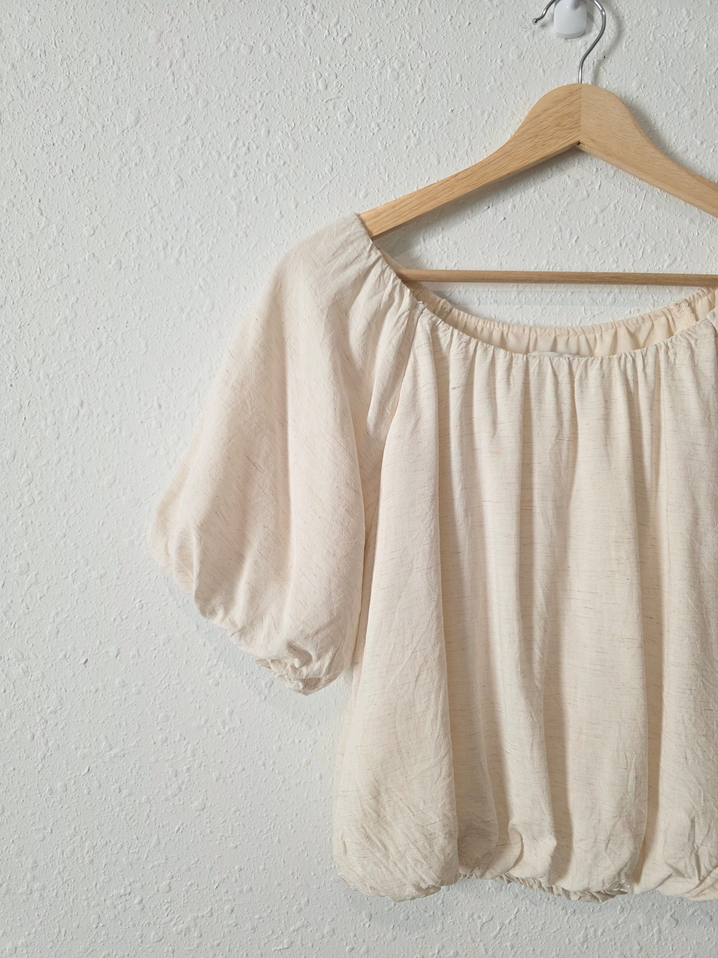 Moon River Linen Blend Top (S)